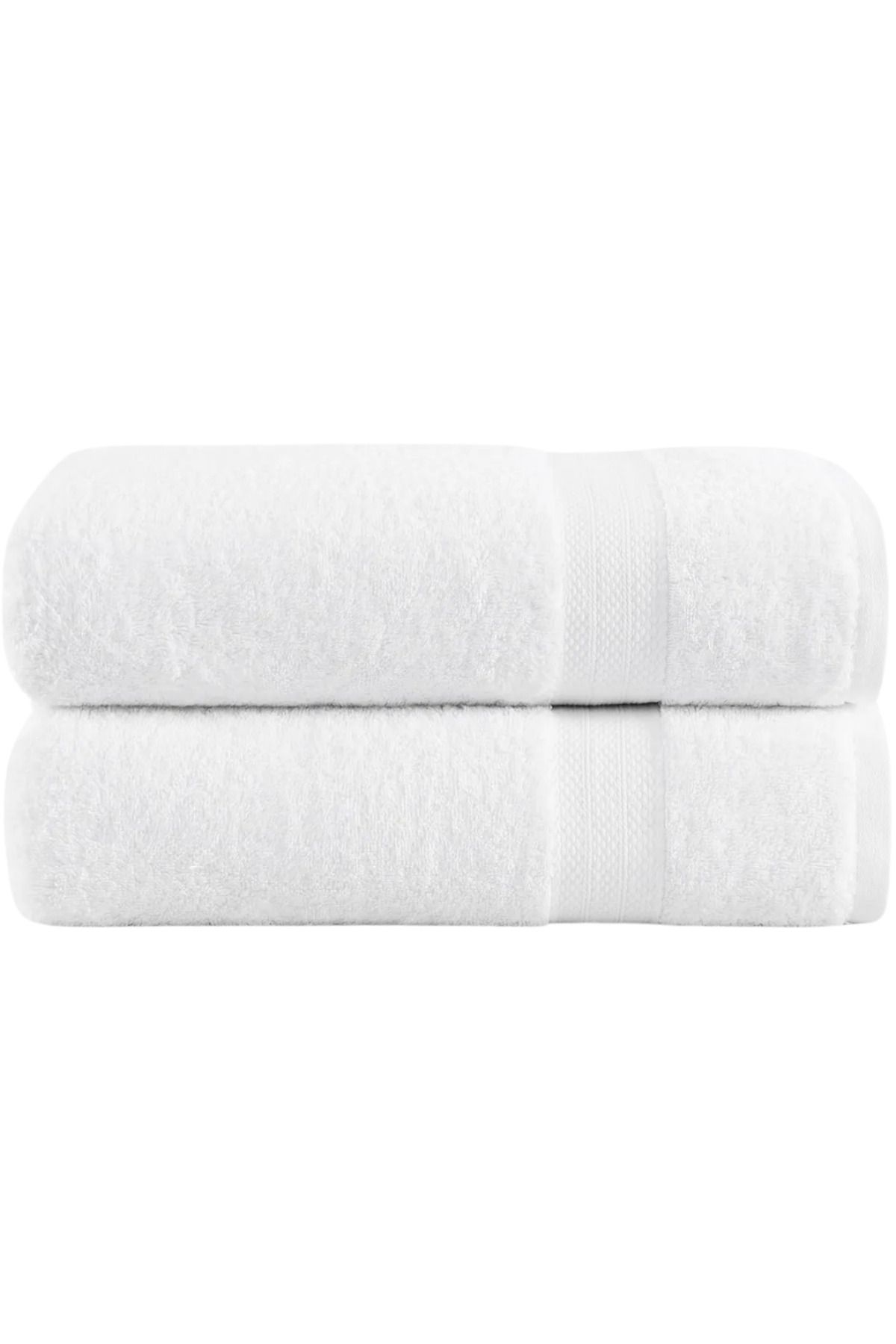 KAYABEY HOME 2'li Çizgili El Yüz ve Baş Havlusu Seti 50x90 cm %100 Pamuk - Yumuşak ve Emici Misafir Havlusu