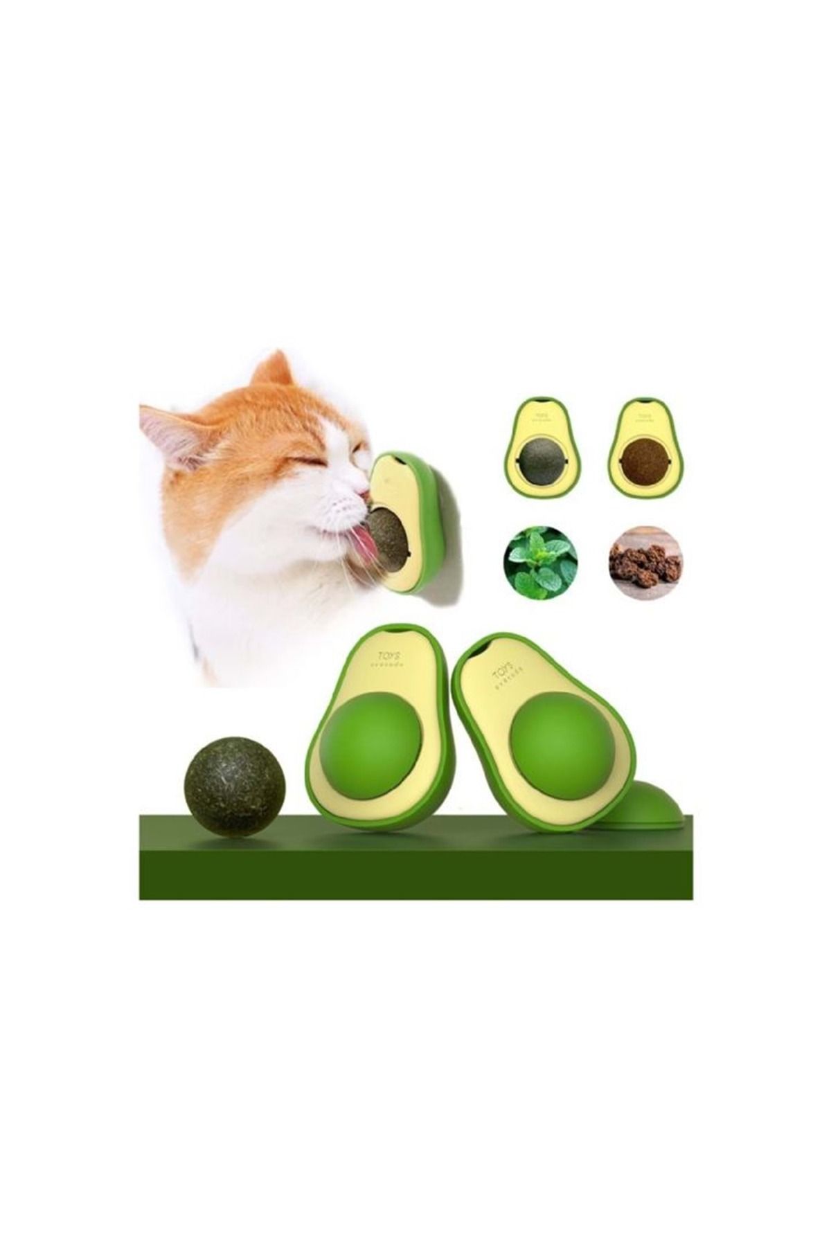 Pet Pretty Avakado Catnipli Figürlü Kedi Oyuncağı