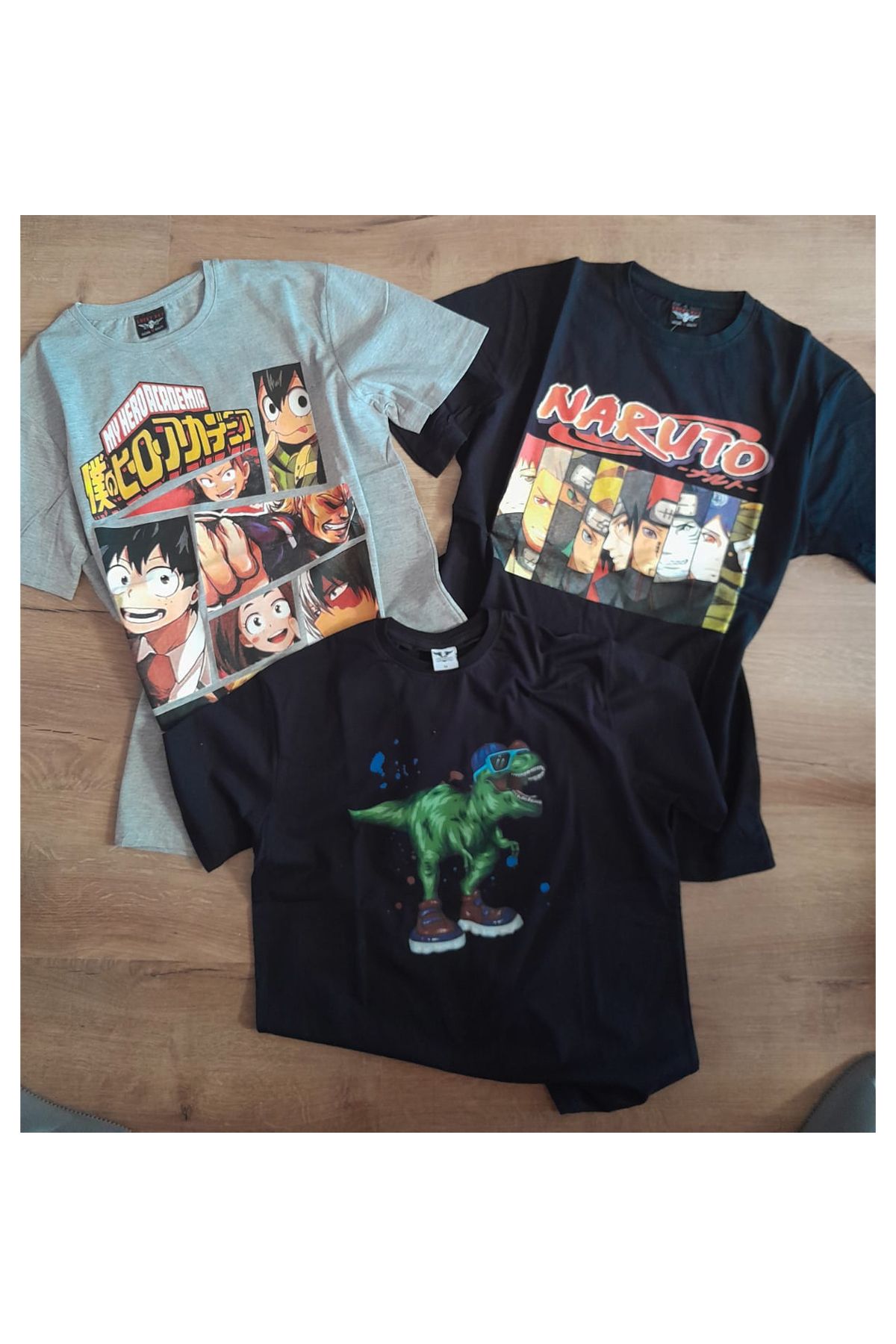 TakeTshirt Üçlü Paket Large Beden Unisex Tişört