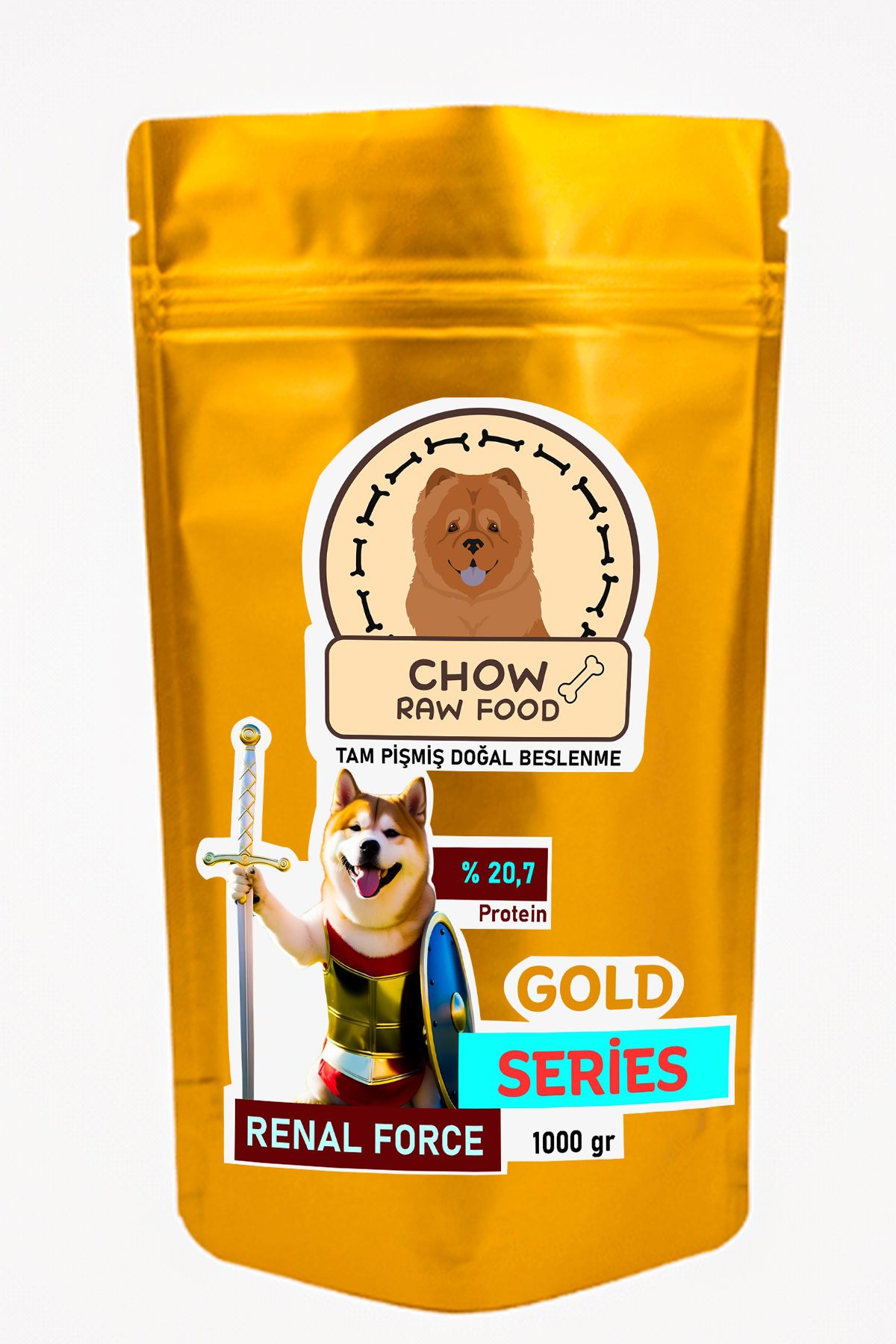 Chow 3 Kg Gold Series Renal Force Köpek Maması ( Böbrek Destekleyici ) Tam Pişmiş Doğal Mama