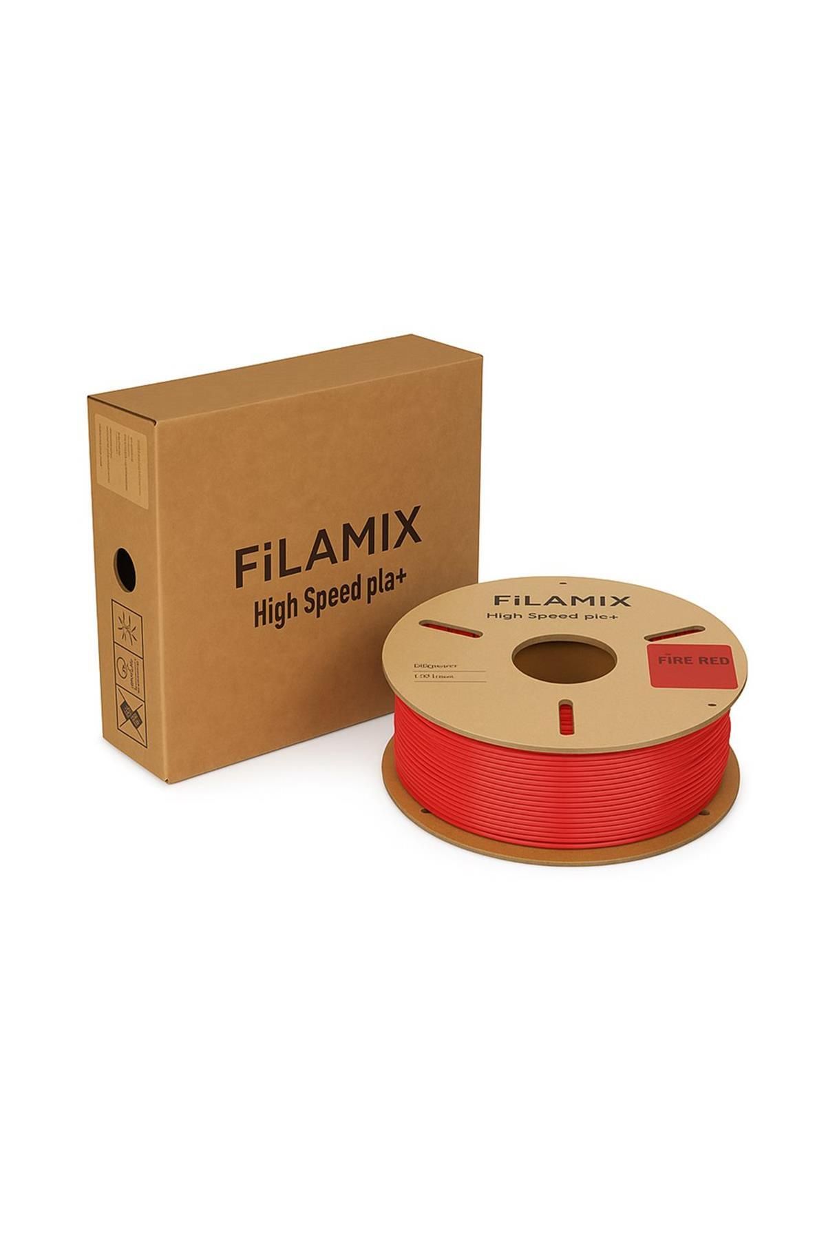 FİLAMİX Filamix Hyper Pla Uyumlu  Filament Ateş Kırmızı