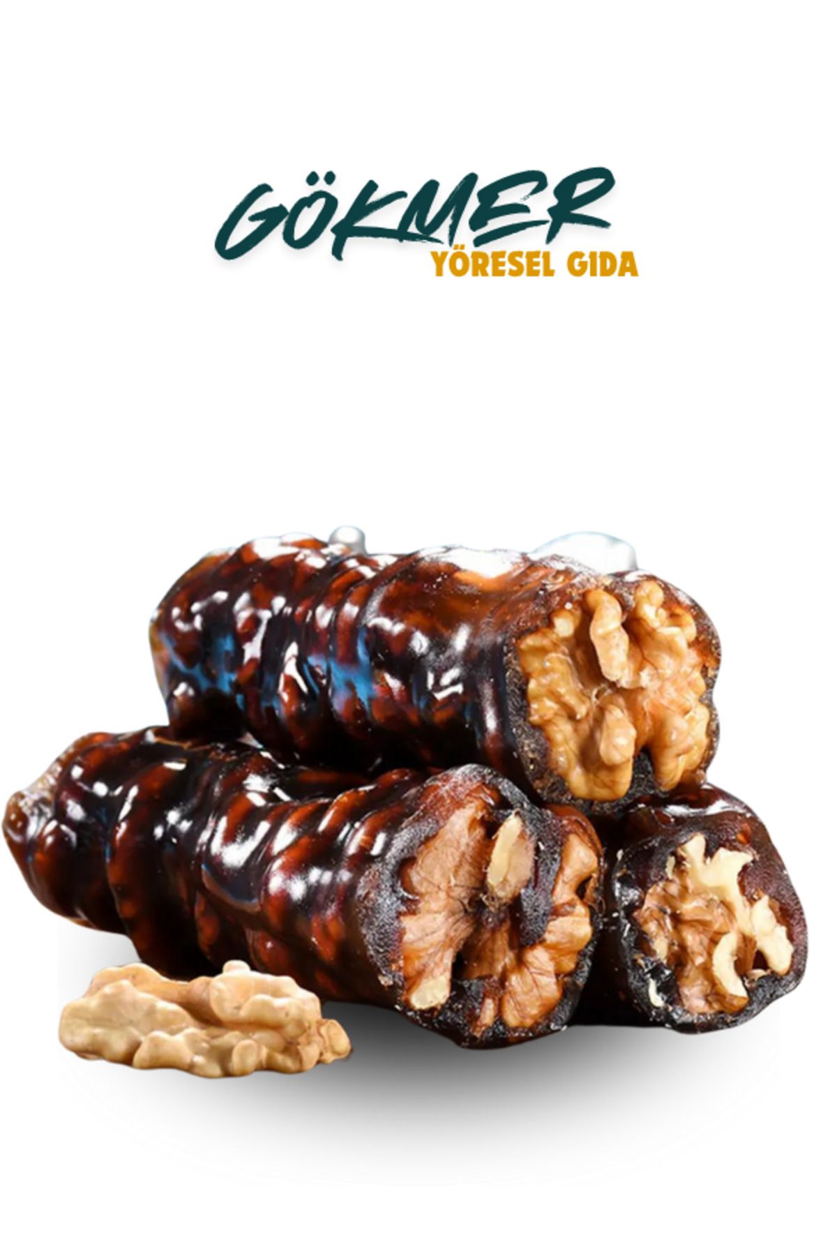 GÖKMER GIDA Bol Cevizli Pekmezli Sucuk (Orcik) 250 GR