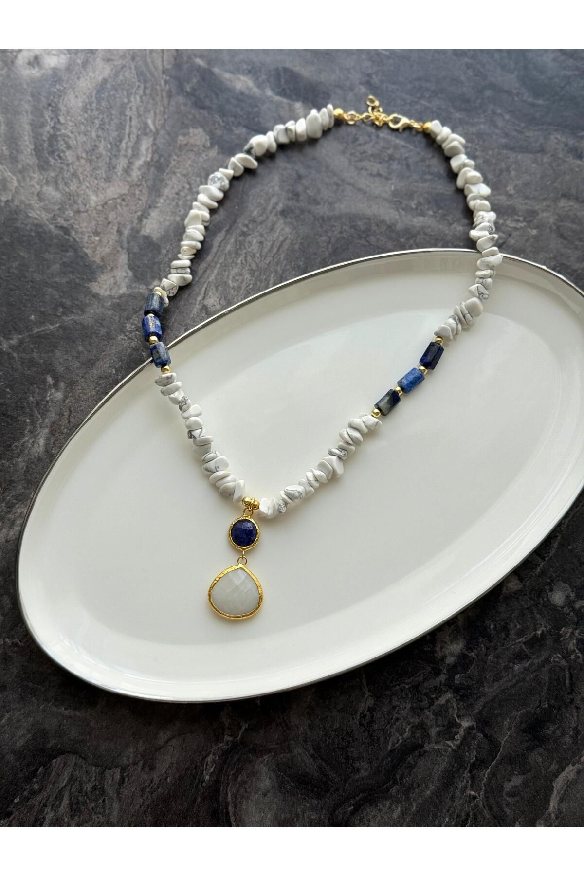 Nera Accessories Doğal Taş Kolye