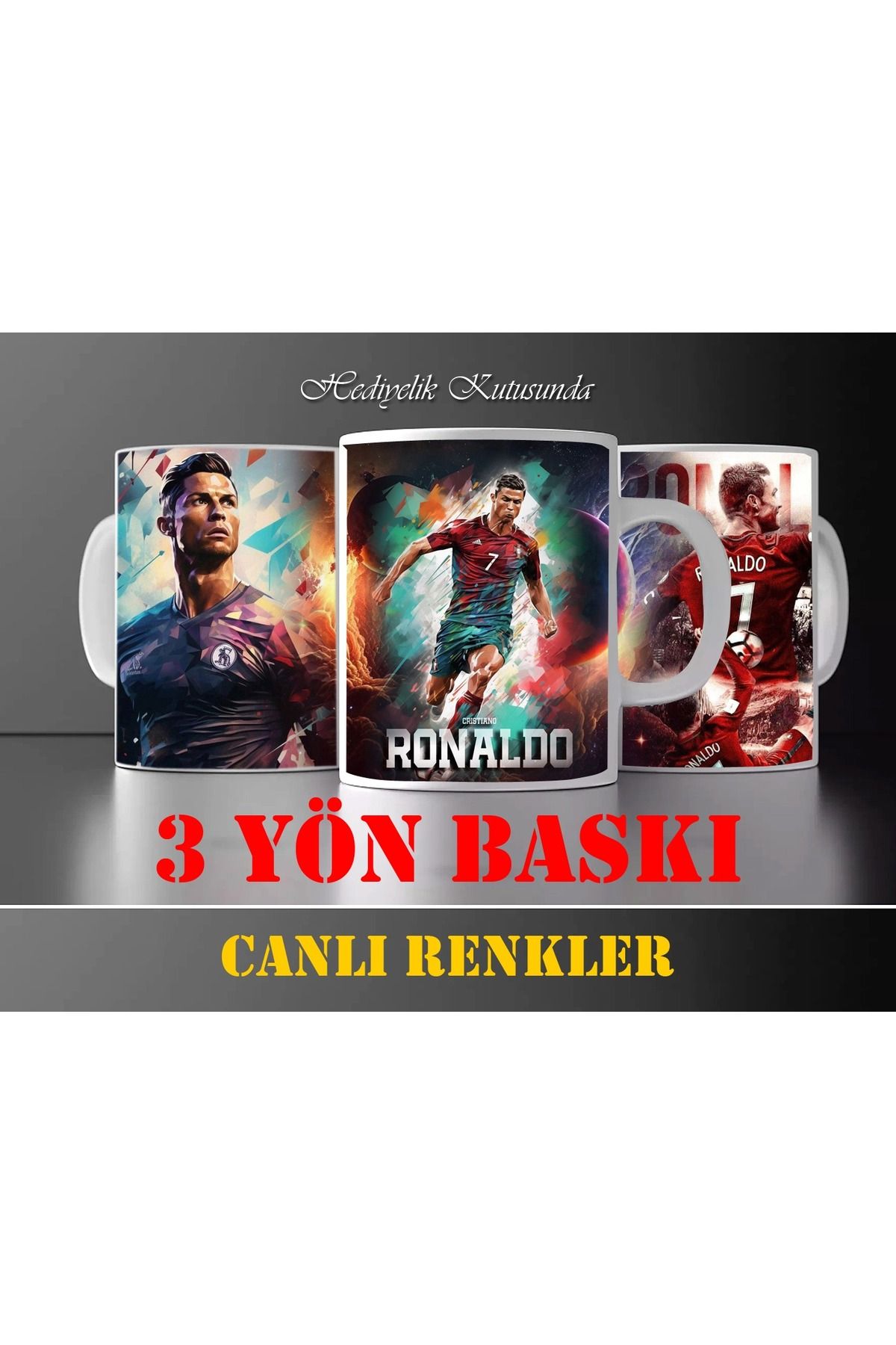 huuart Ronaldo kupa bardak hediyelik