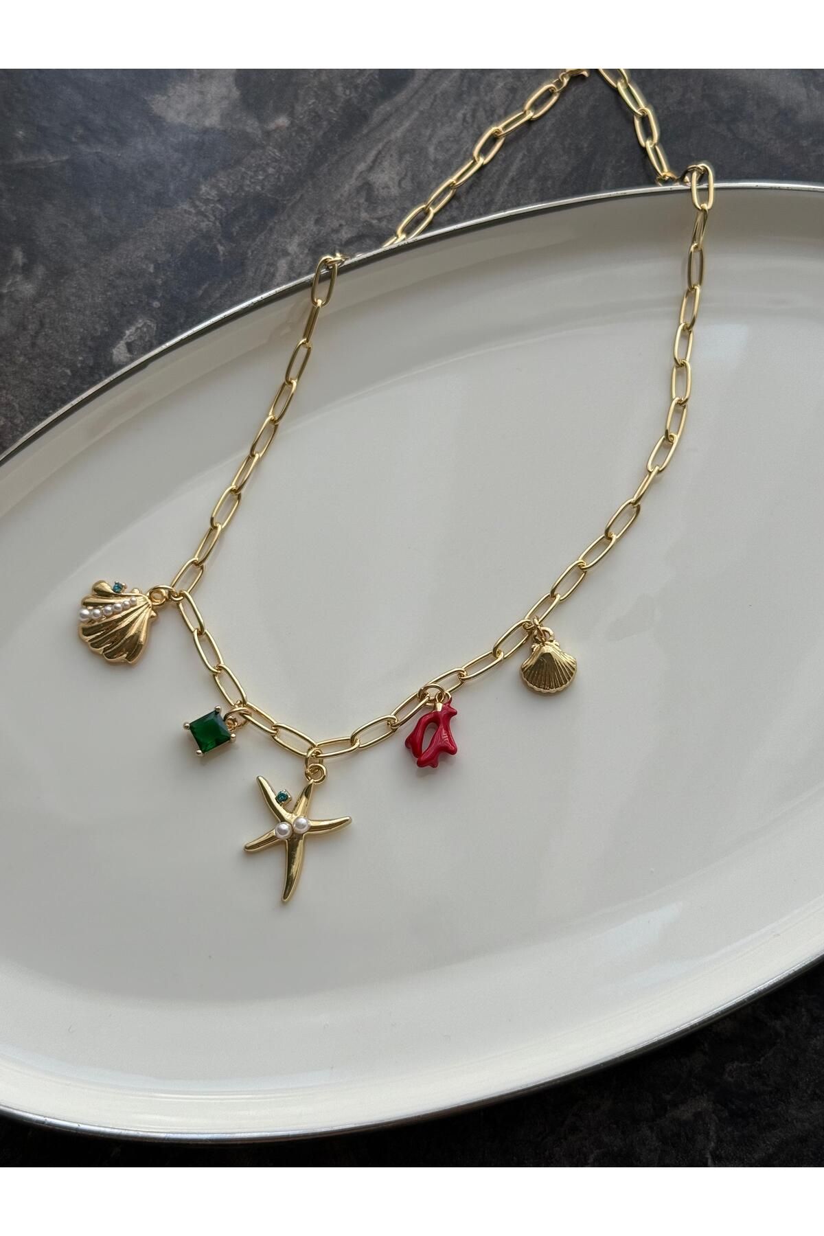 Nera Accessories Charmlı Kolye