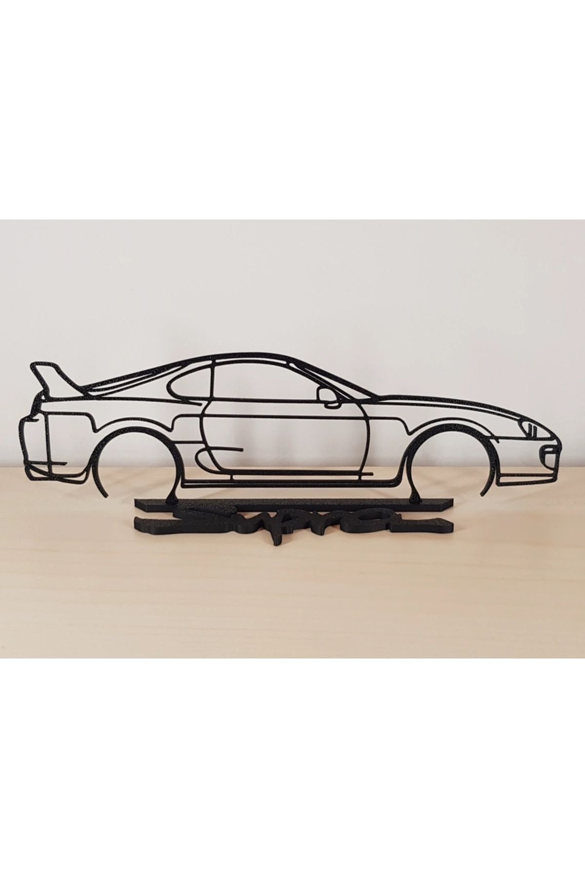 SerenityHaven Toyota Supra MK4 20cm Plastik Masa Süsü Masa Dekorasyonu