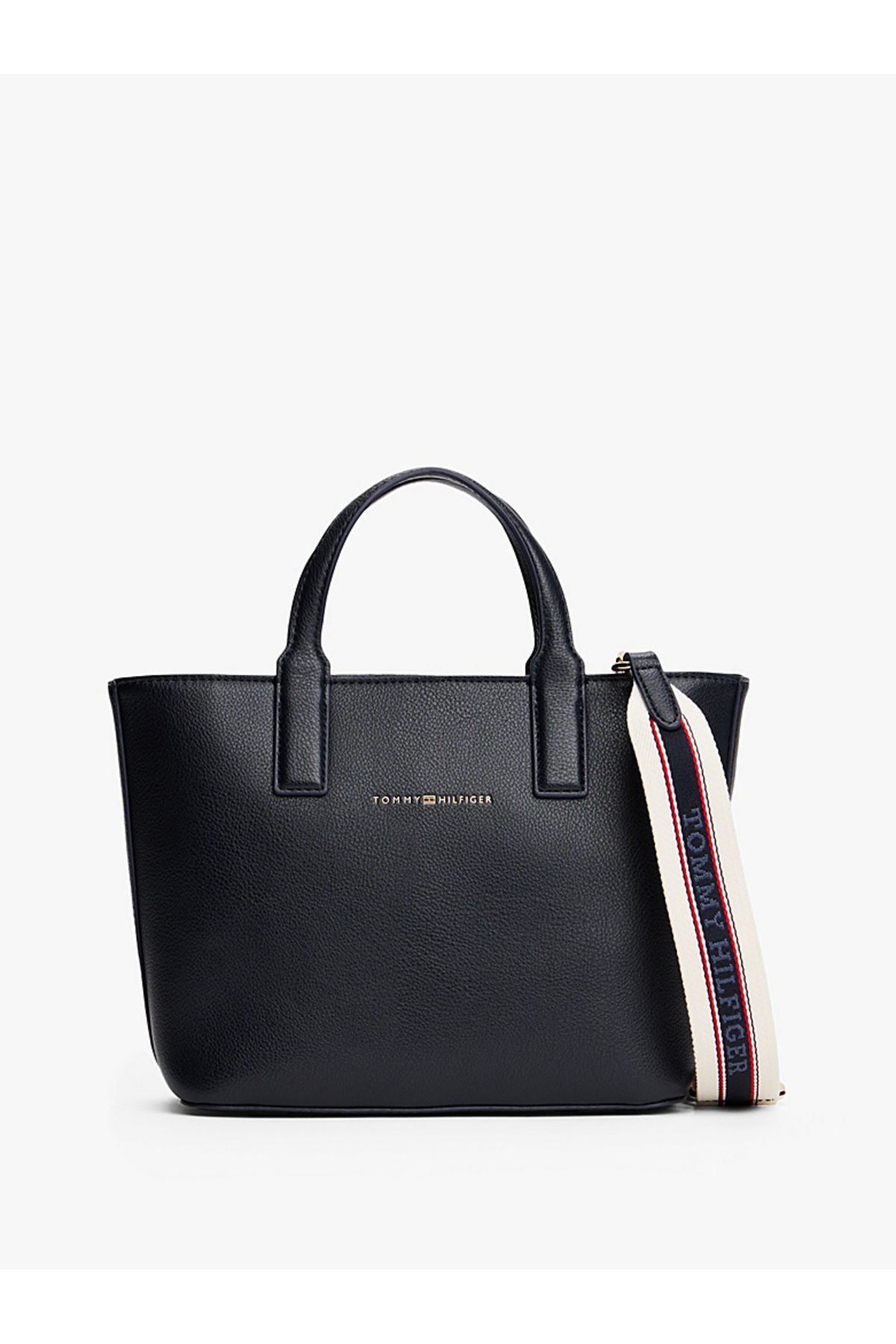 Tommy Hilfiger Logo Webbing Strap Tote Bag