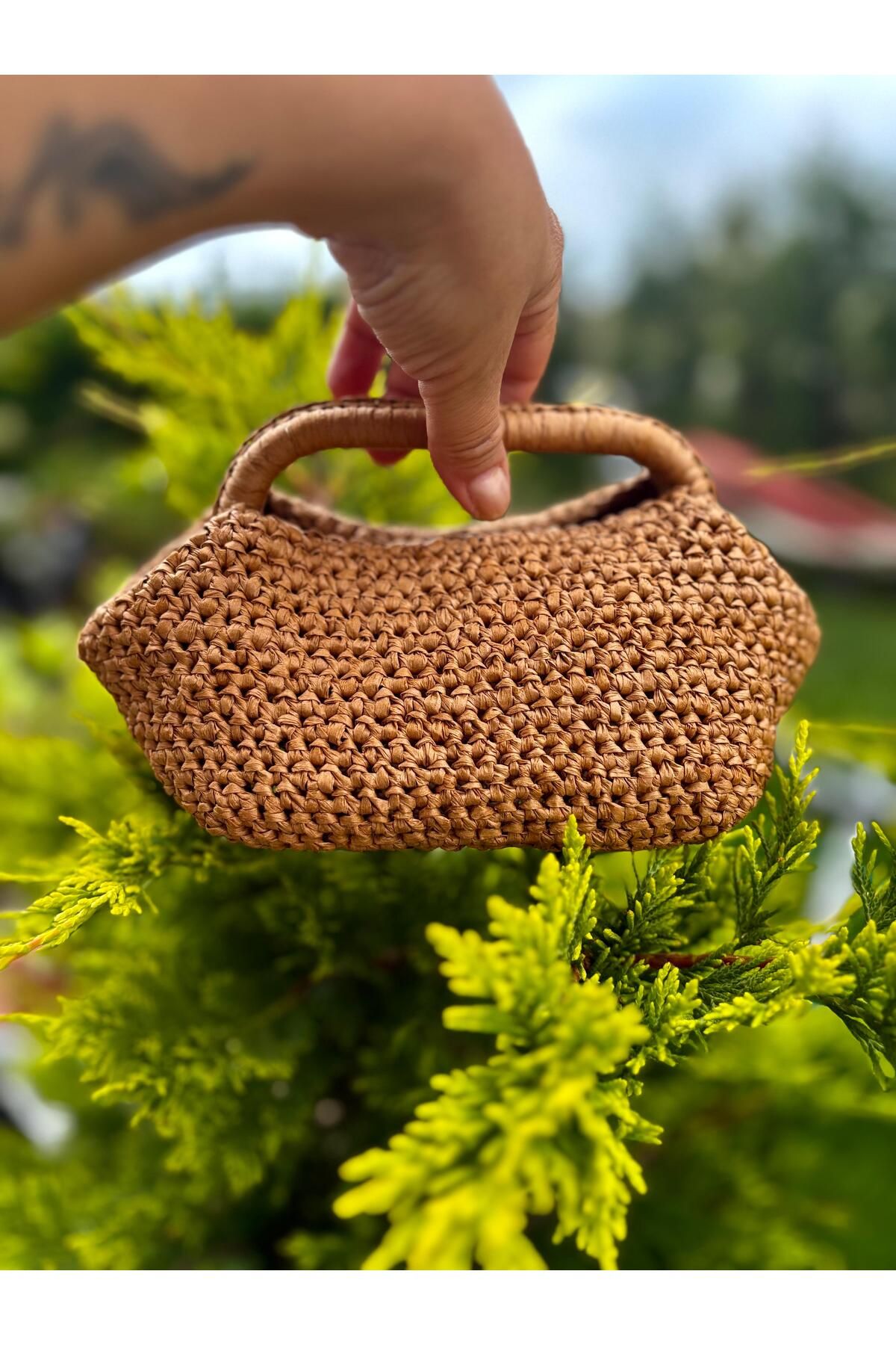 UNİCORNS Hasır Clutch, Saplı El Çantası, Gizli Burslu Clutch, Hasır Çanta, Bohem Çanta , Klipsli Hasır Çanta