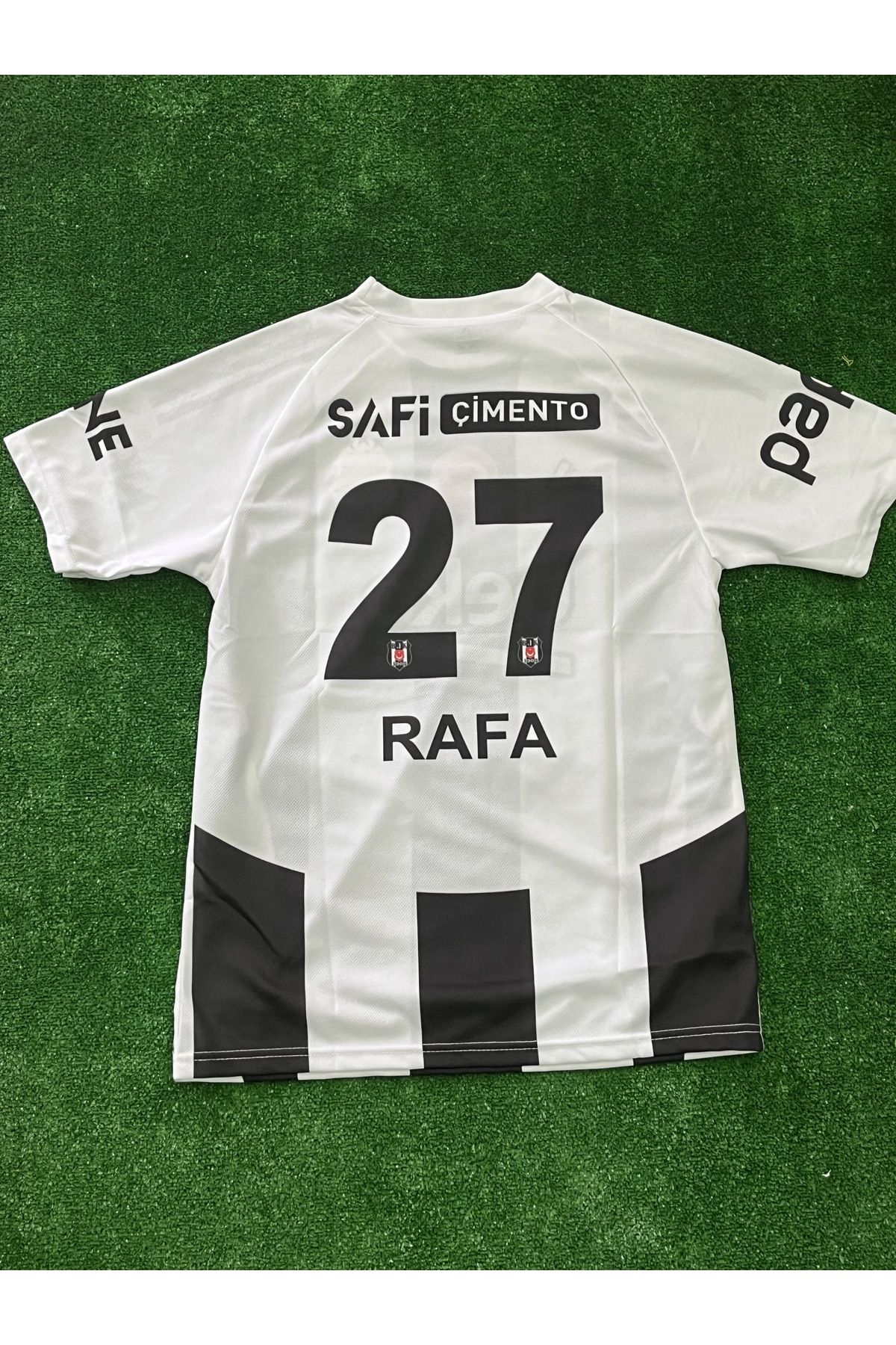 JANJON STAR R.a.f.a.*S.i.l.v.a. 2024/2025 Yeni Sezon Beşiktaş\\ Siyah Beyaz Renk İç Saha Kısa Kol Forma