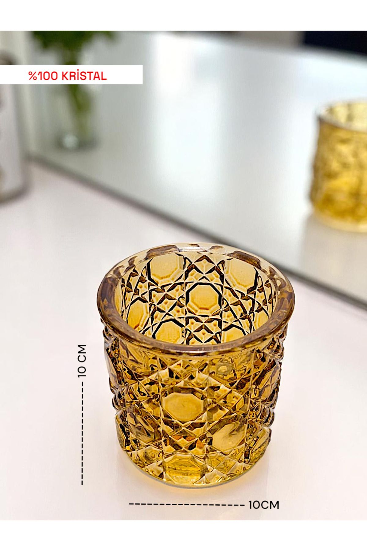 Akden Kristal KRİSTAL DEKOR TEALİGHT MUMLUK
