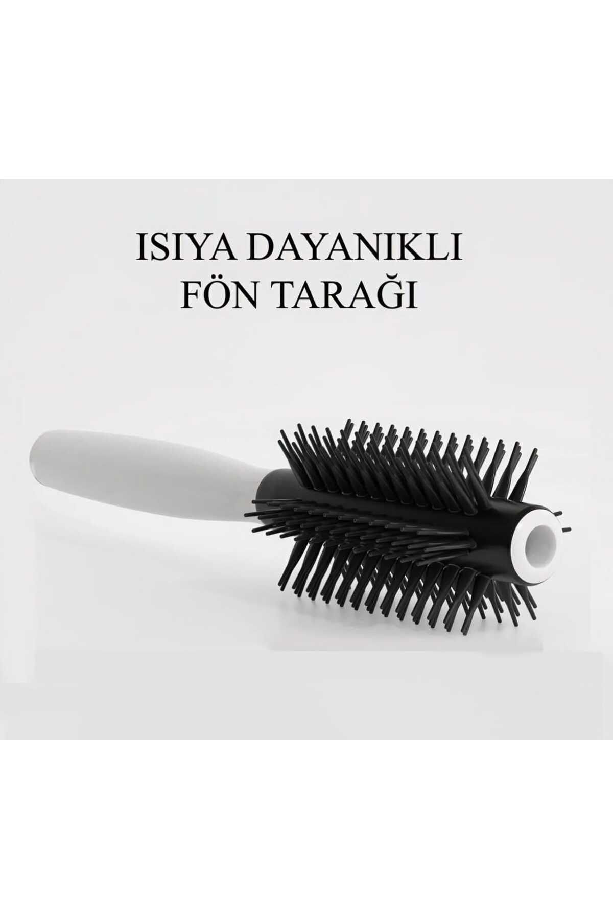 lawrenceshop Isıya Dayanıklı Fön Fırçası Saç Tarağı Heat Resistant Blow Dry Brush