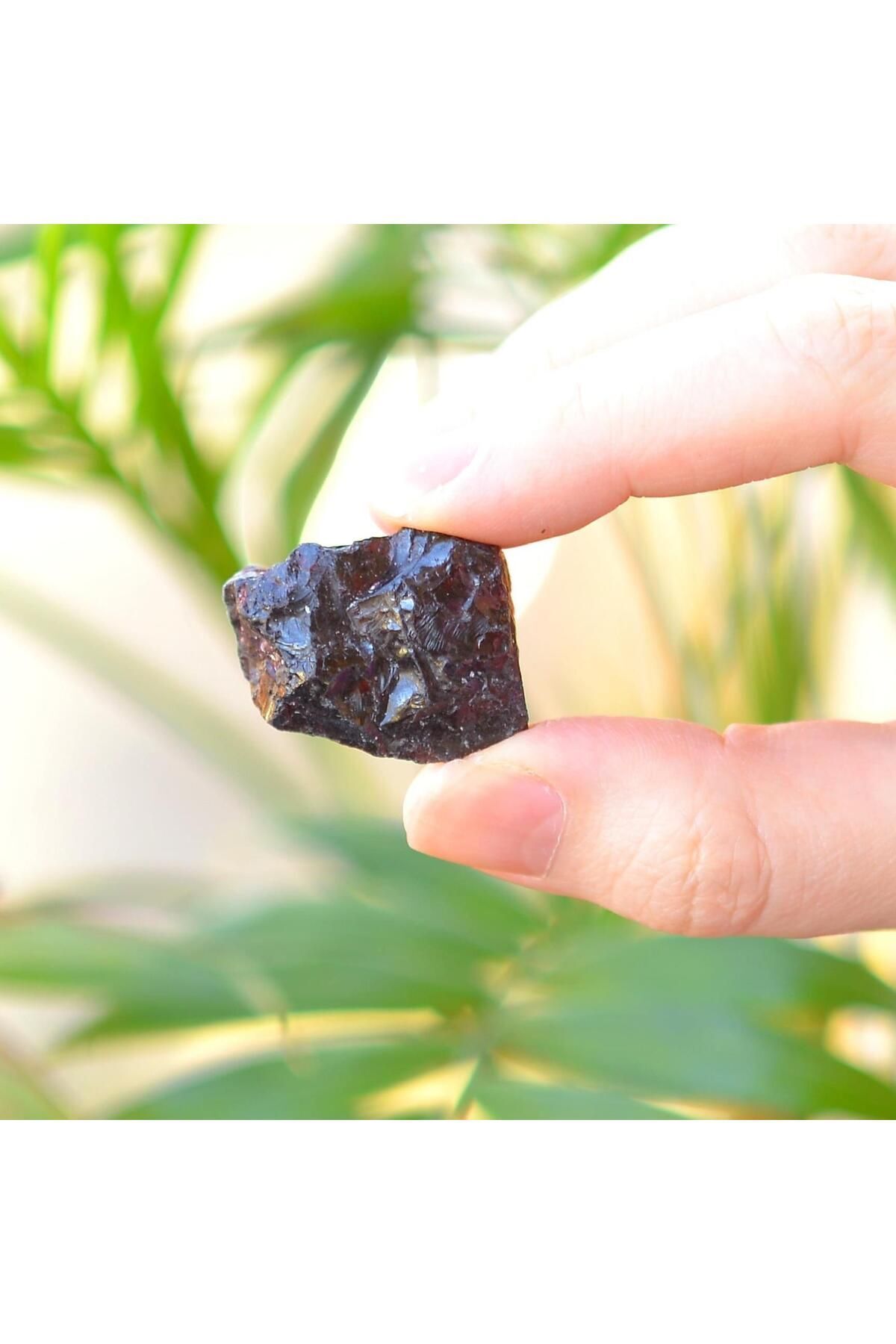 SerenityHaven Lal Taşı Ham Kütle - Garnet Taşı