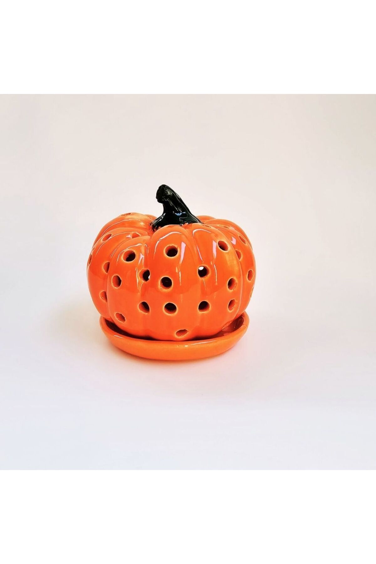 SerenityHaven Seramik Hallowen Mumluk Tütsülük Dekoratif Biblo (KÜÇÜK BOY) (EL YAPIMI)
