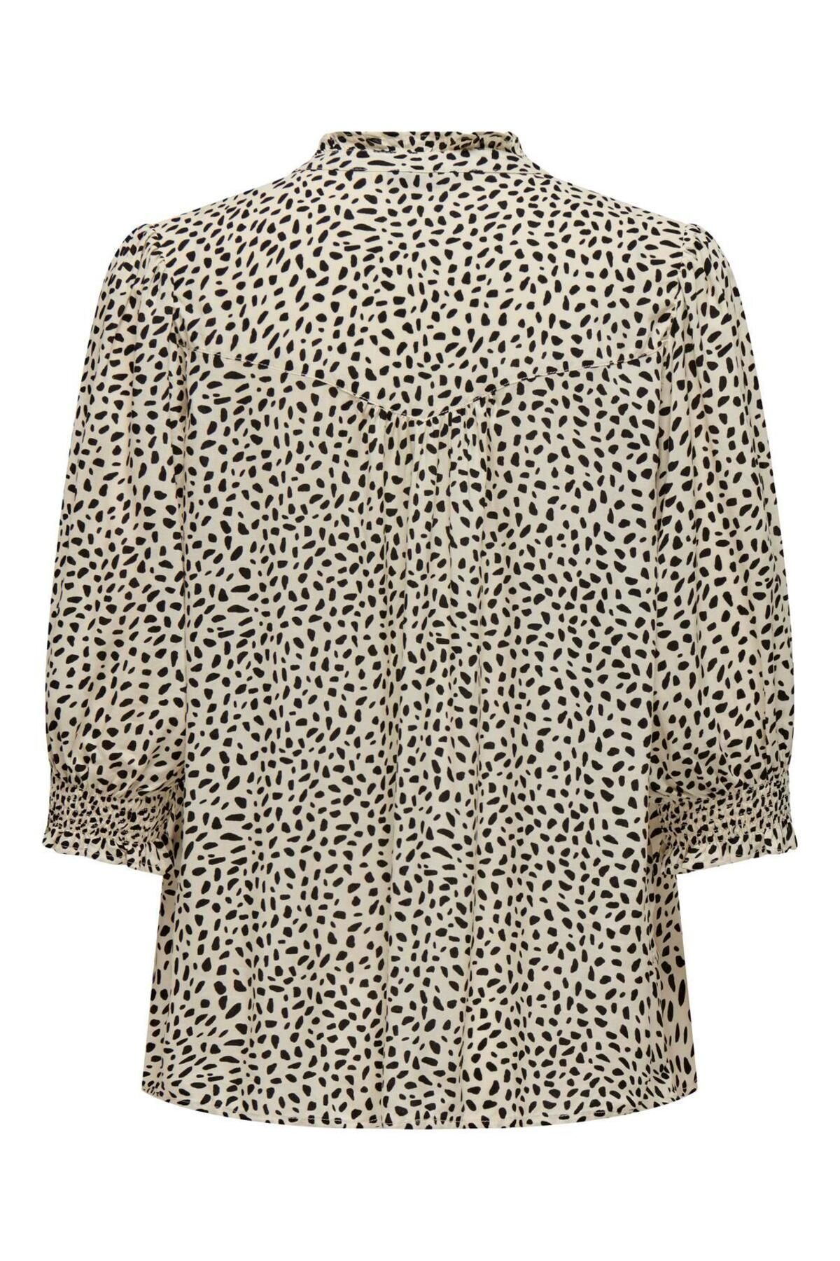 ONLY ONLRAYA 3/4 SHIRT WVN NOOS Kadın Beyaz Gömlek - 15332997