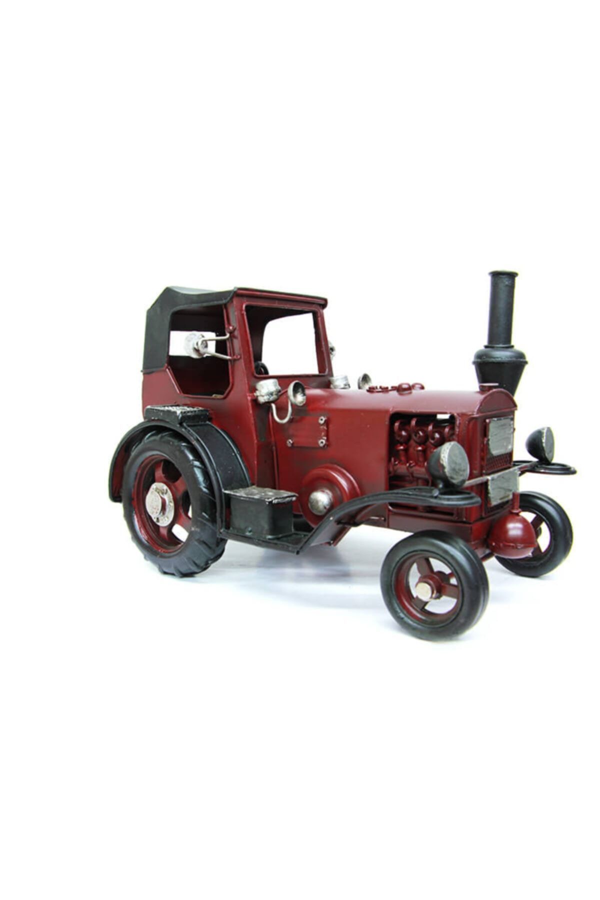 SerenityHaven Dekoratif Metal Traktör 1210E-3306