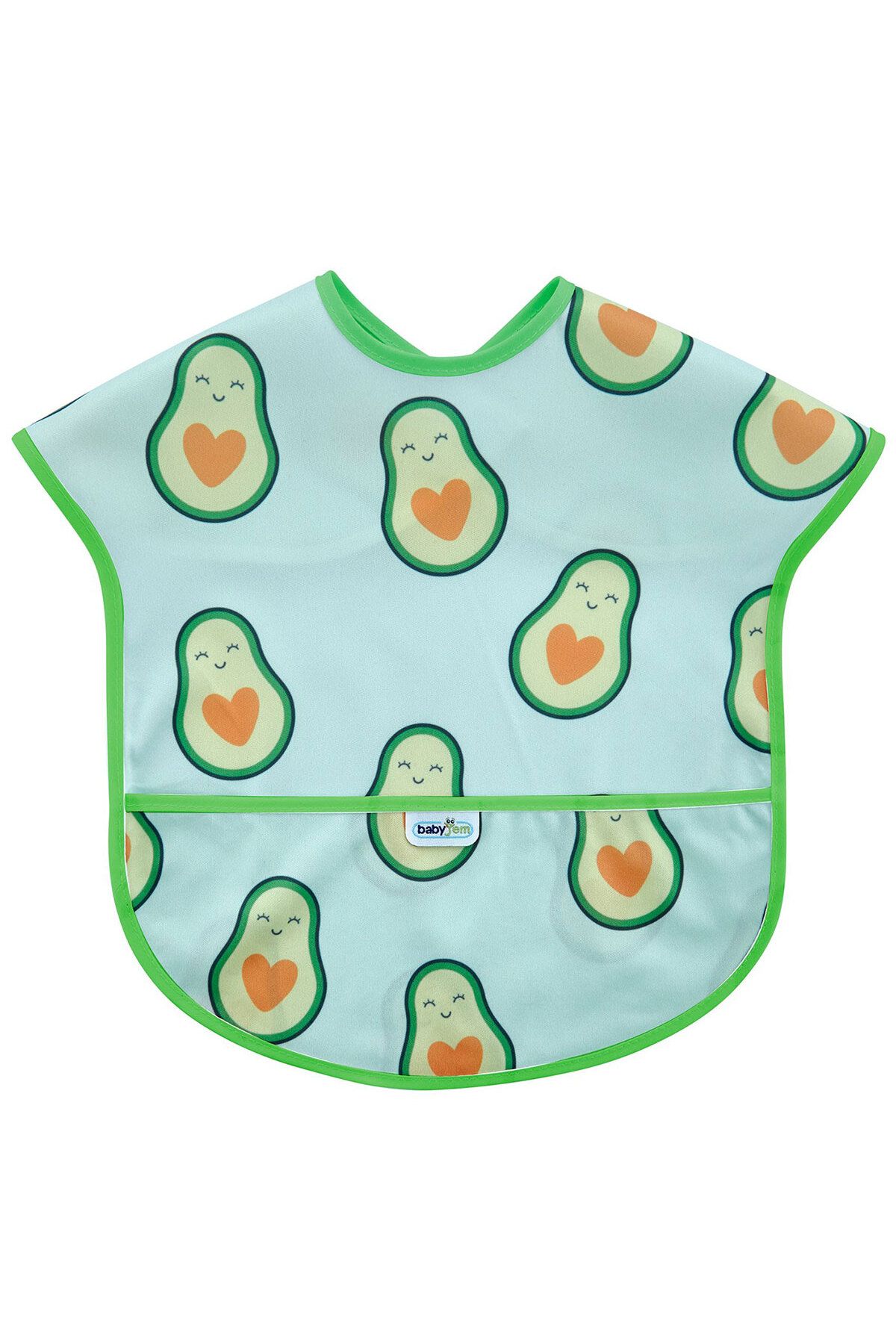 jupiter global bazaar BabyJem Baskılı BLW Kolsuz Önlük 788 Avokado