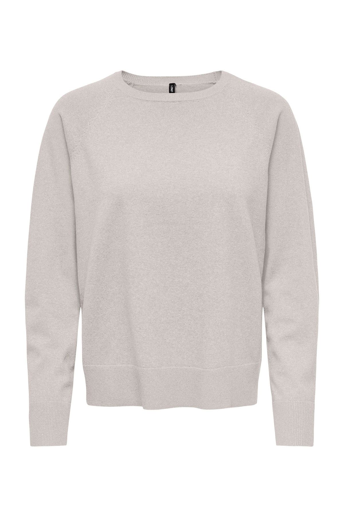 ONLY ONLAMA LIFE LS RAGLAN O-NECK CC KNT Kadın Bej Kazak - 15334905