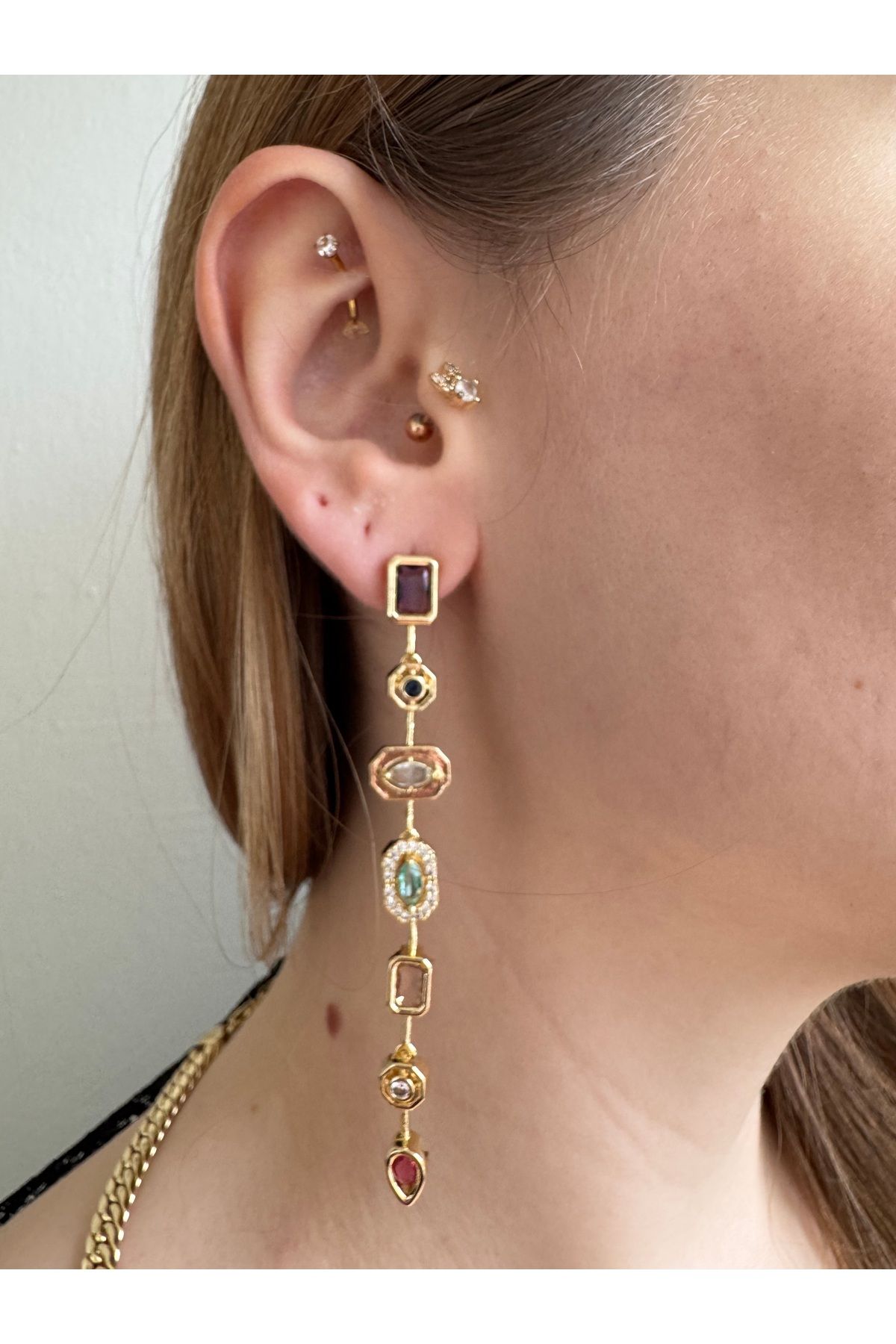 Gilia Jewelry Yedi Element Küpe