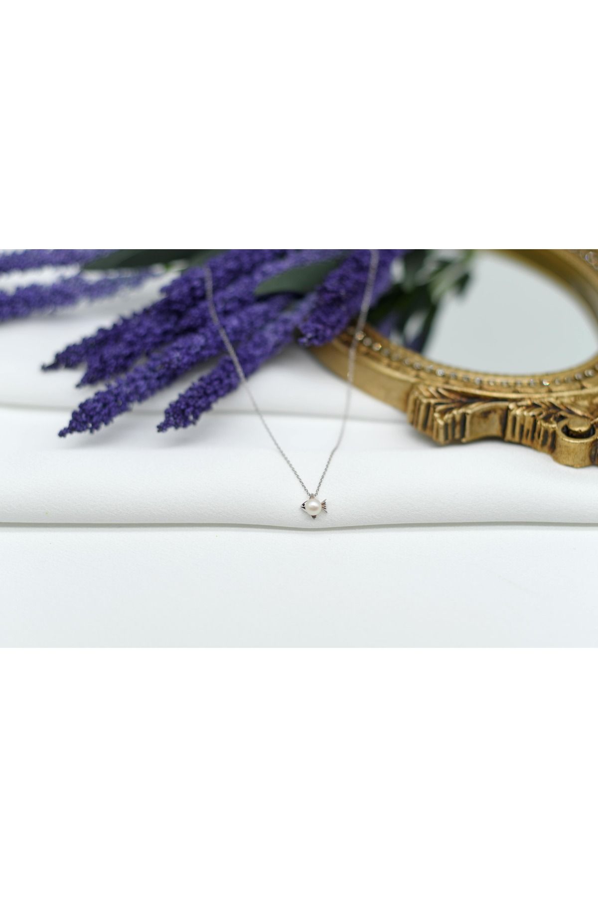 Ocean Silver & Jewelry Balon Balık Figürlü Gümüş Kolye