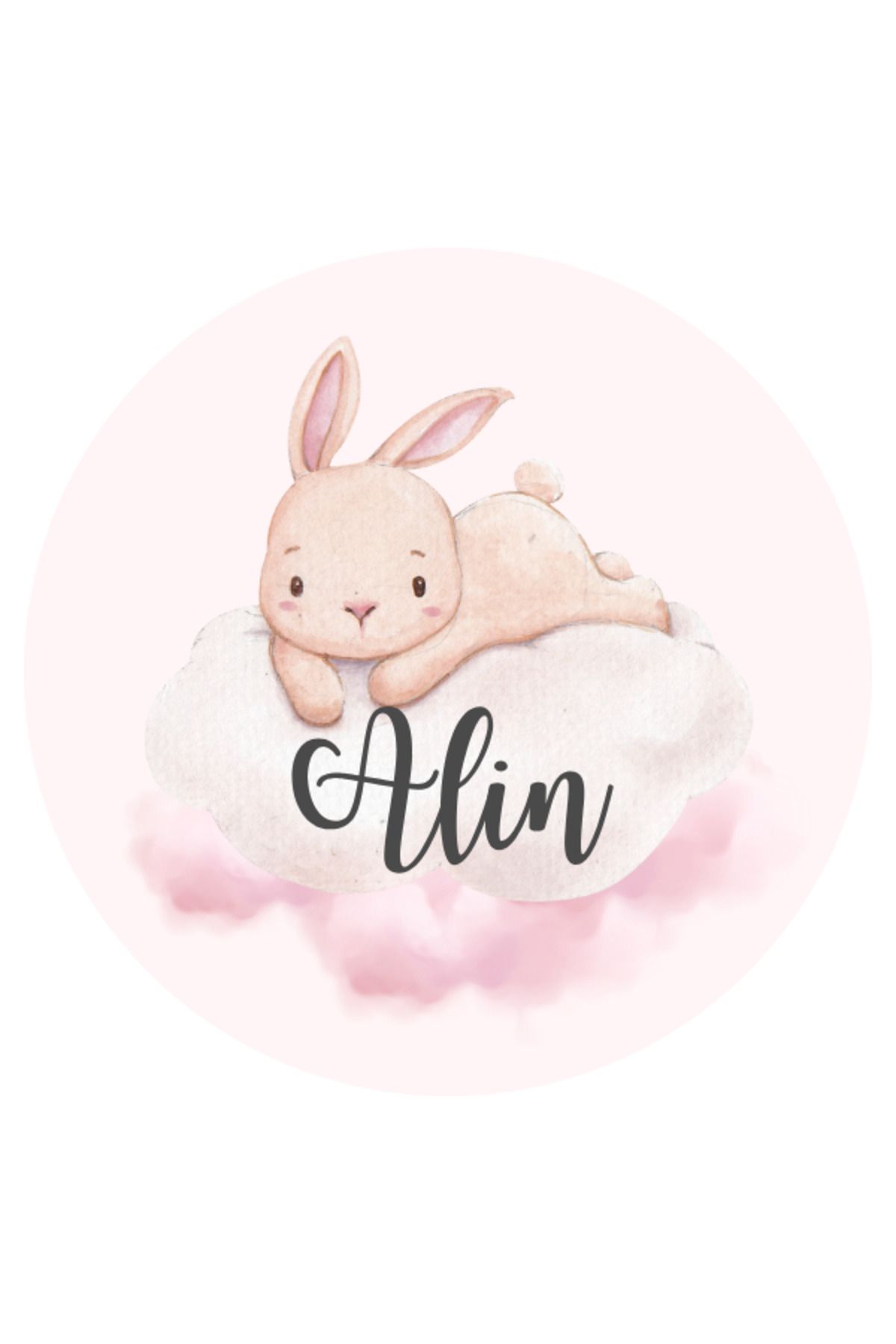 cutart Kişiye Özel Isimli Bebek Doğum Mevlid Madlen Etiketi 96 Adet 4cm Sticker