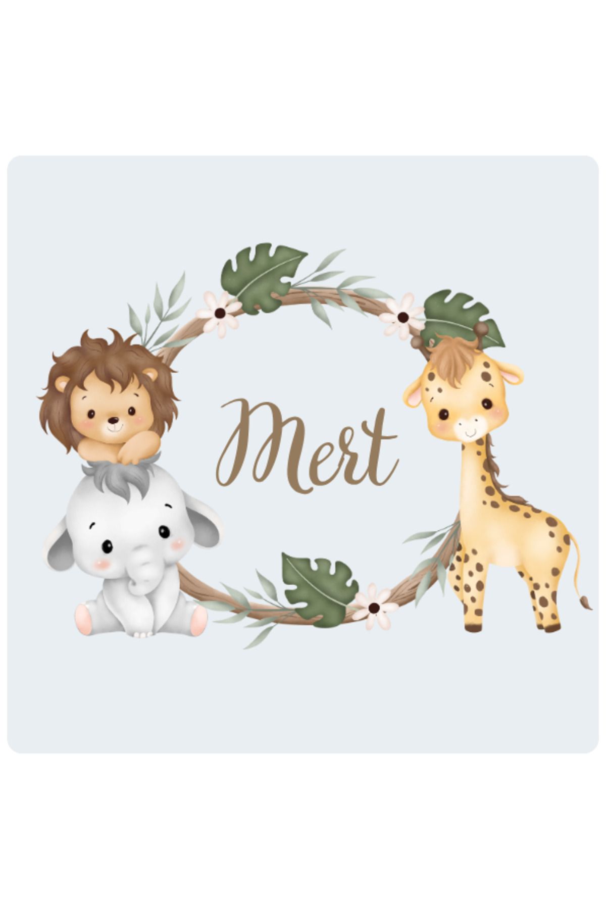 cutart Kişiye Özel Isimli Tarihli Bebek Doğum Mevlid Söz Nişan Kına Düğün Madlen 96 Adet 4cm Sticker