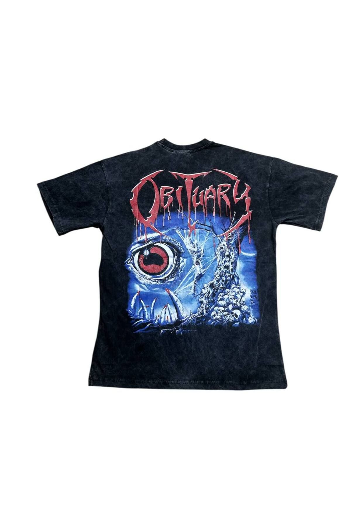 Lucky Boy Obituary Cause Of Death Yıkamalı T-Shirt