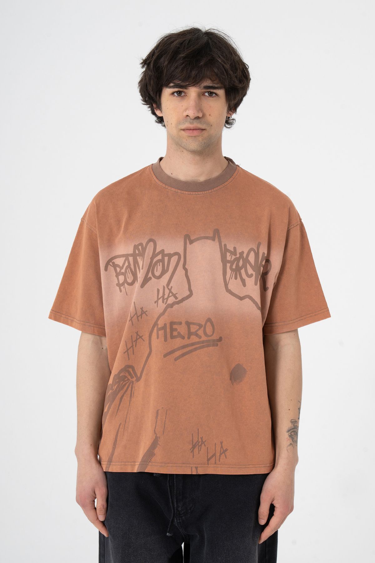 ATE WEAR Oversize Batman Forever Premium Tişört