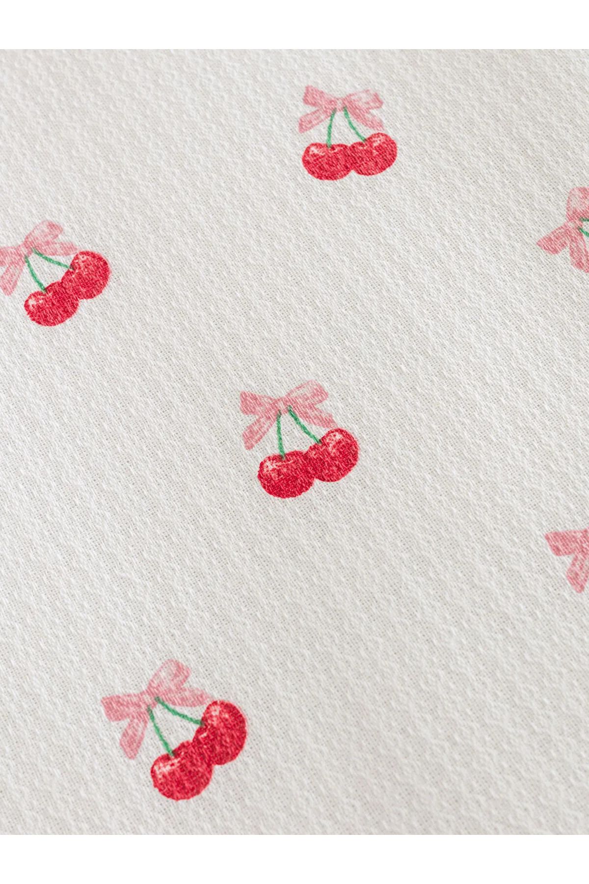LC Waikiki-Cherry Printed Double Pique Set 7