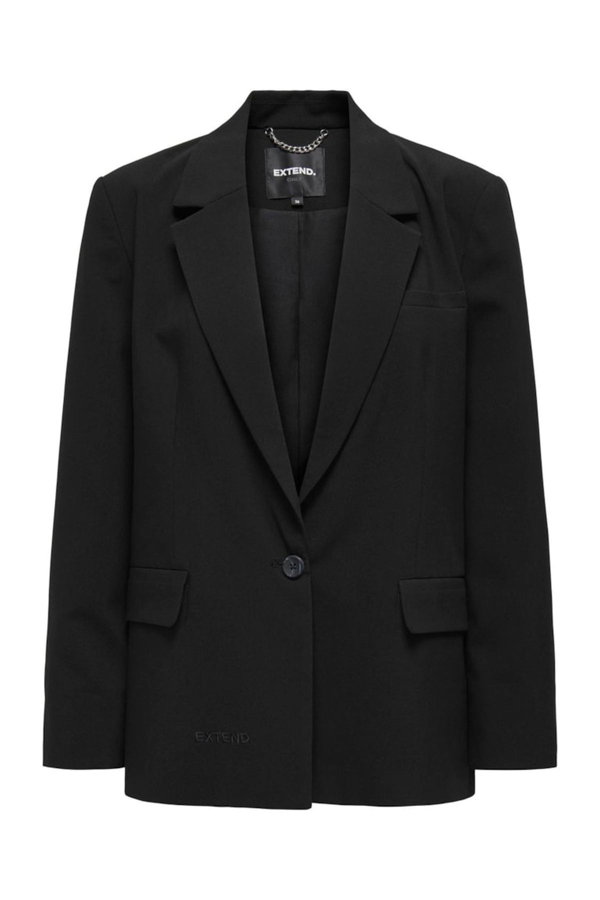 ONLY ONLREVA L/S ELA OVS BLAZER XT TLR Kadın Siyah Ceket - 15336384