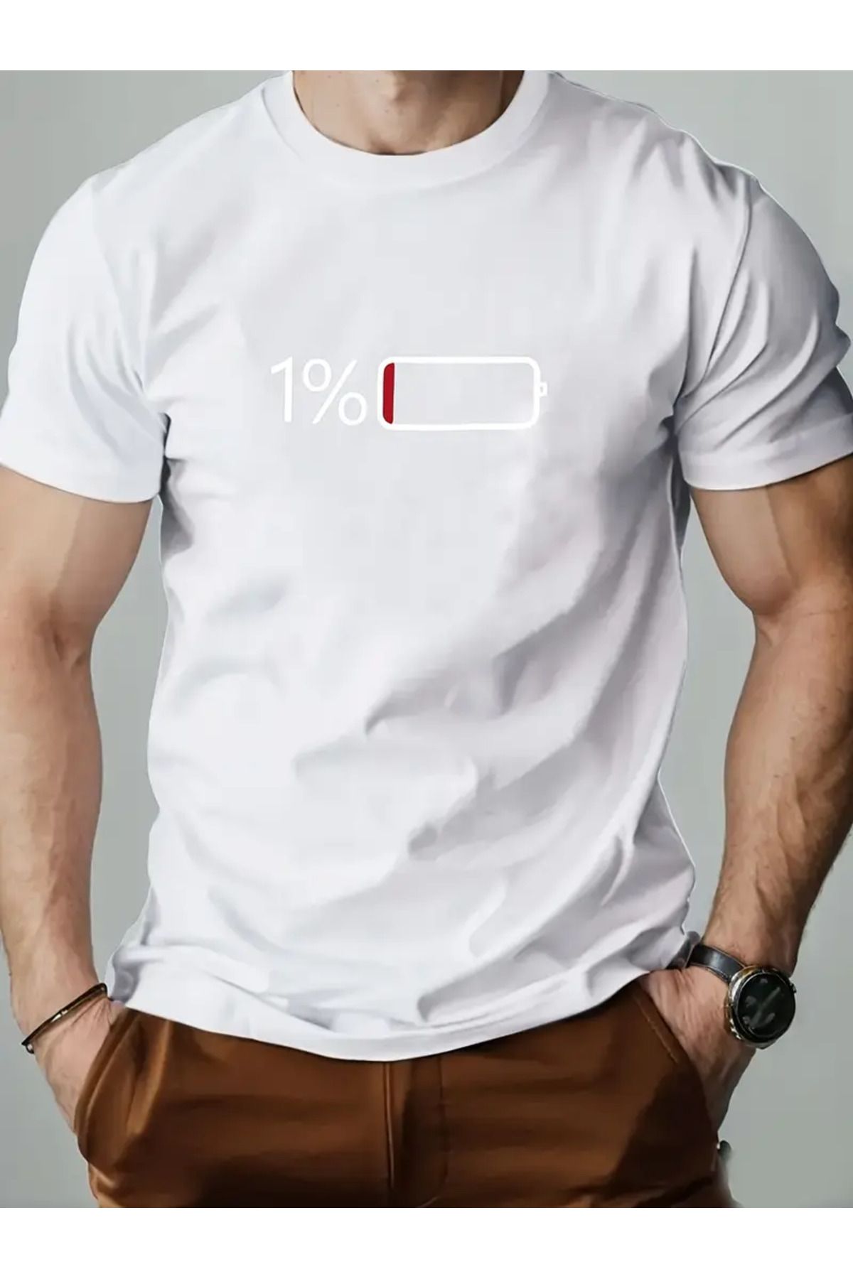 AEMİ Unisex Baskılı Oversize Bisiklet Yaka T-shirt