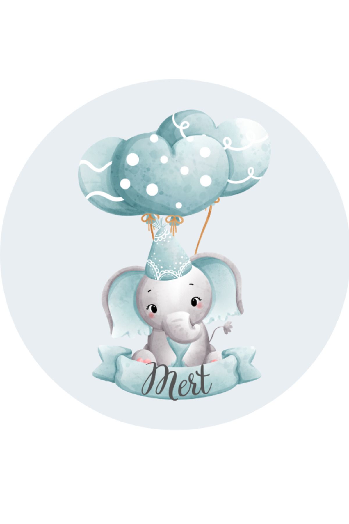 cutart Kişiye Özel Isimli Tarihli Bebek Doğum Mevlid Söz Nişan Kına Düğün Madlen 96 Adet 4cm Sticker
