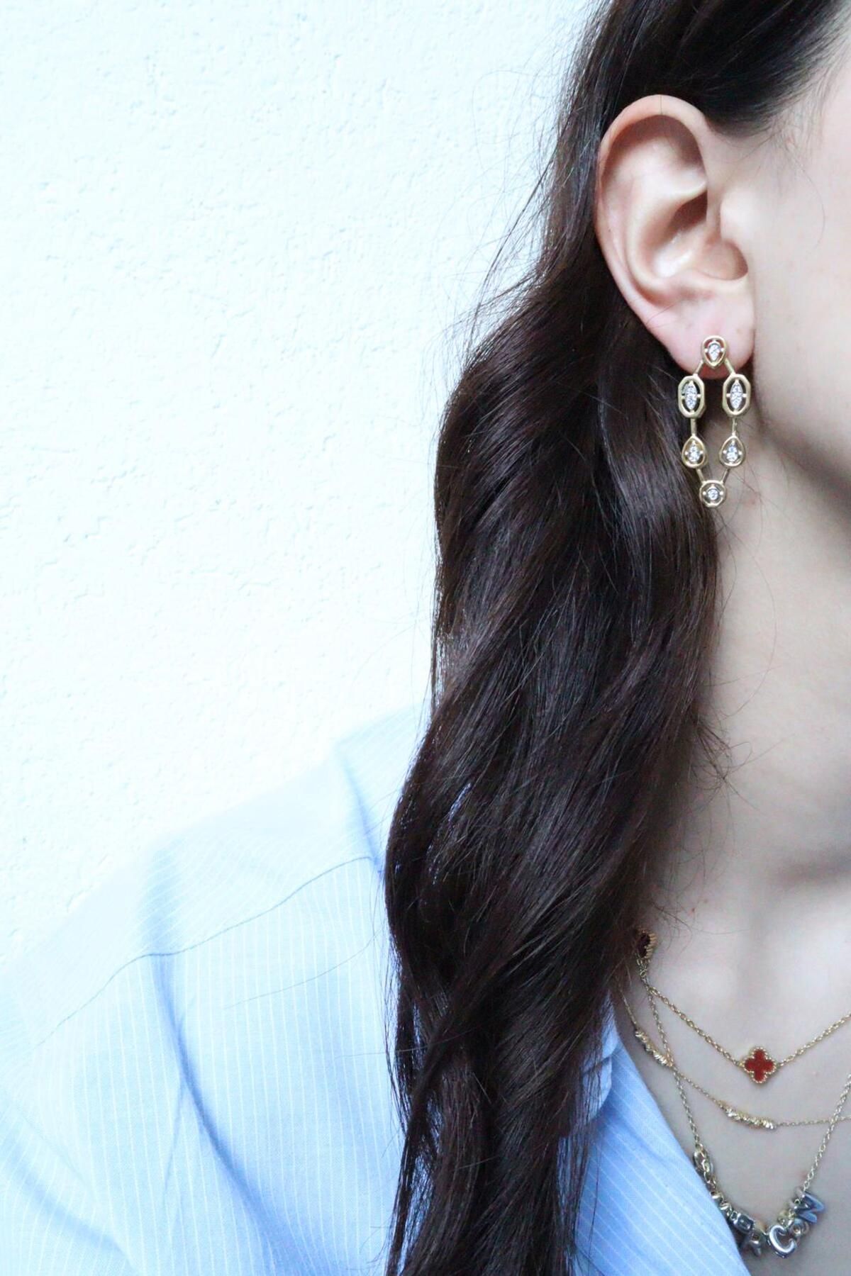 mercanjewelry VİP PREMİUM SERİ KALIP DAMLA MARKA MODEL ÇELİK KÜPE