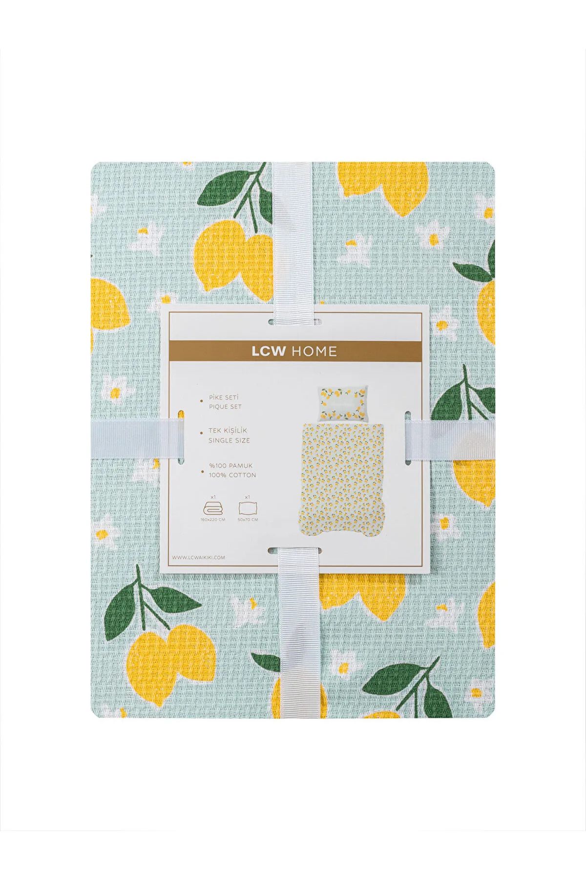 LC Waikiki-Lemon Patterned Single Pique Set 4