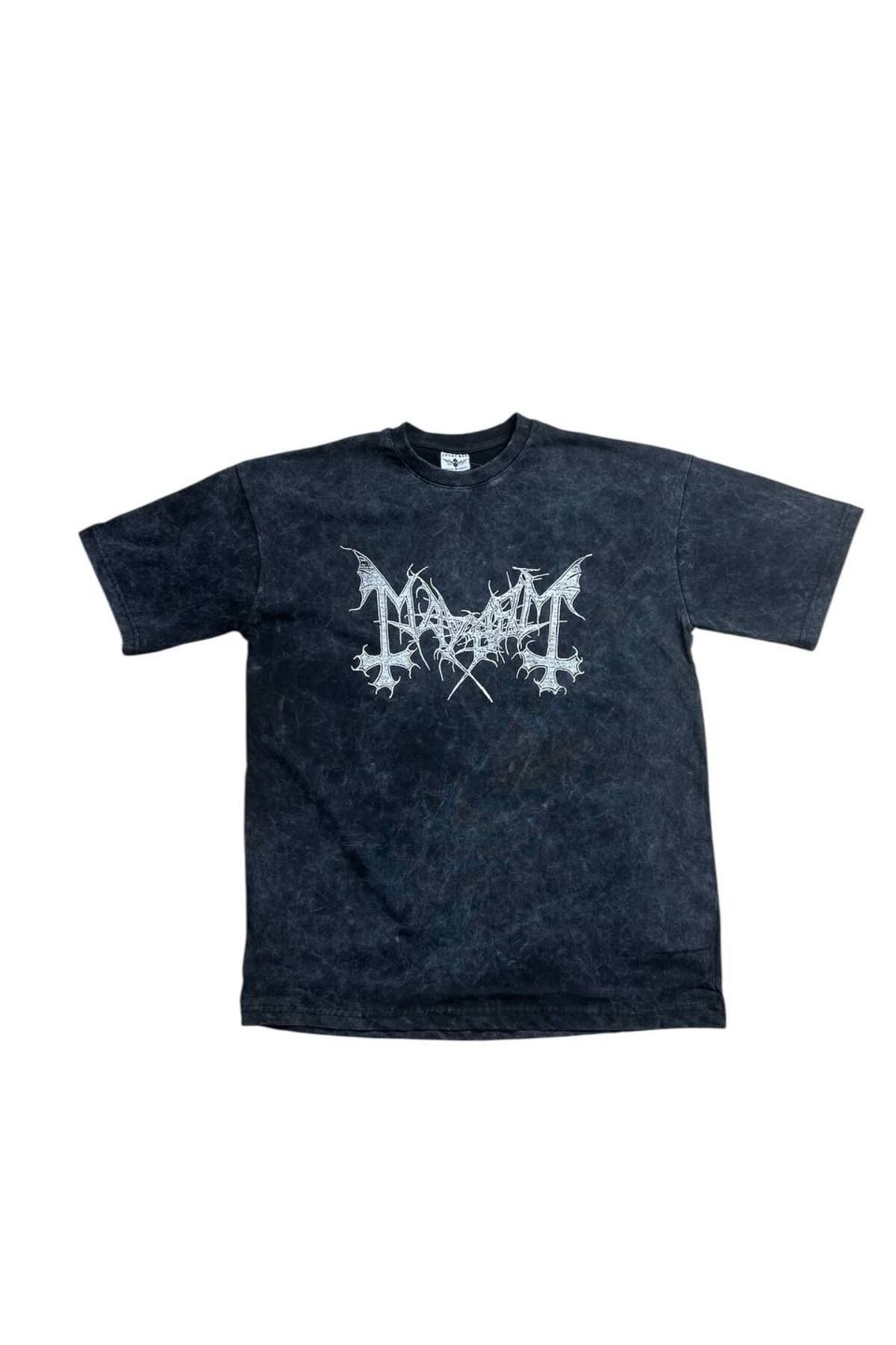 Lucky Boy Mayhem Yıkamalı Vintage T-Shirt