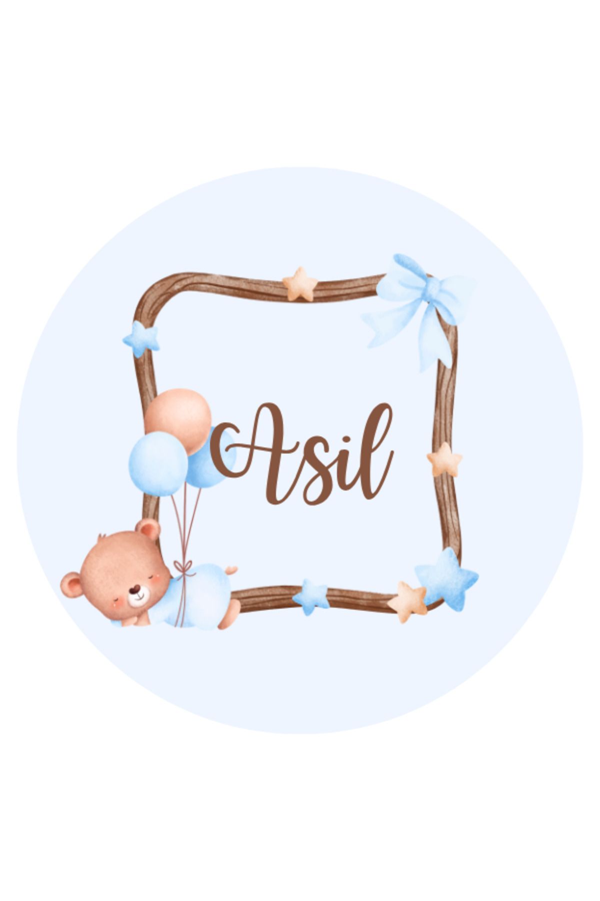 cutart Kişiye Özel Isimli Tarihli Bebek Doğum Mevlid Söz Nişan Kına Düğün Madlen 96 Adet 4cm Sticker