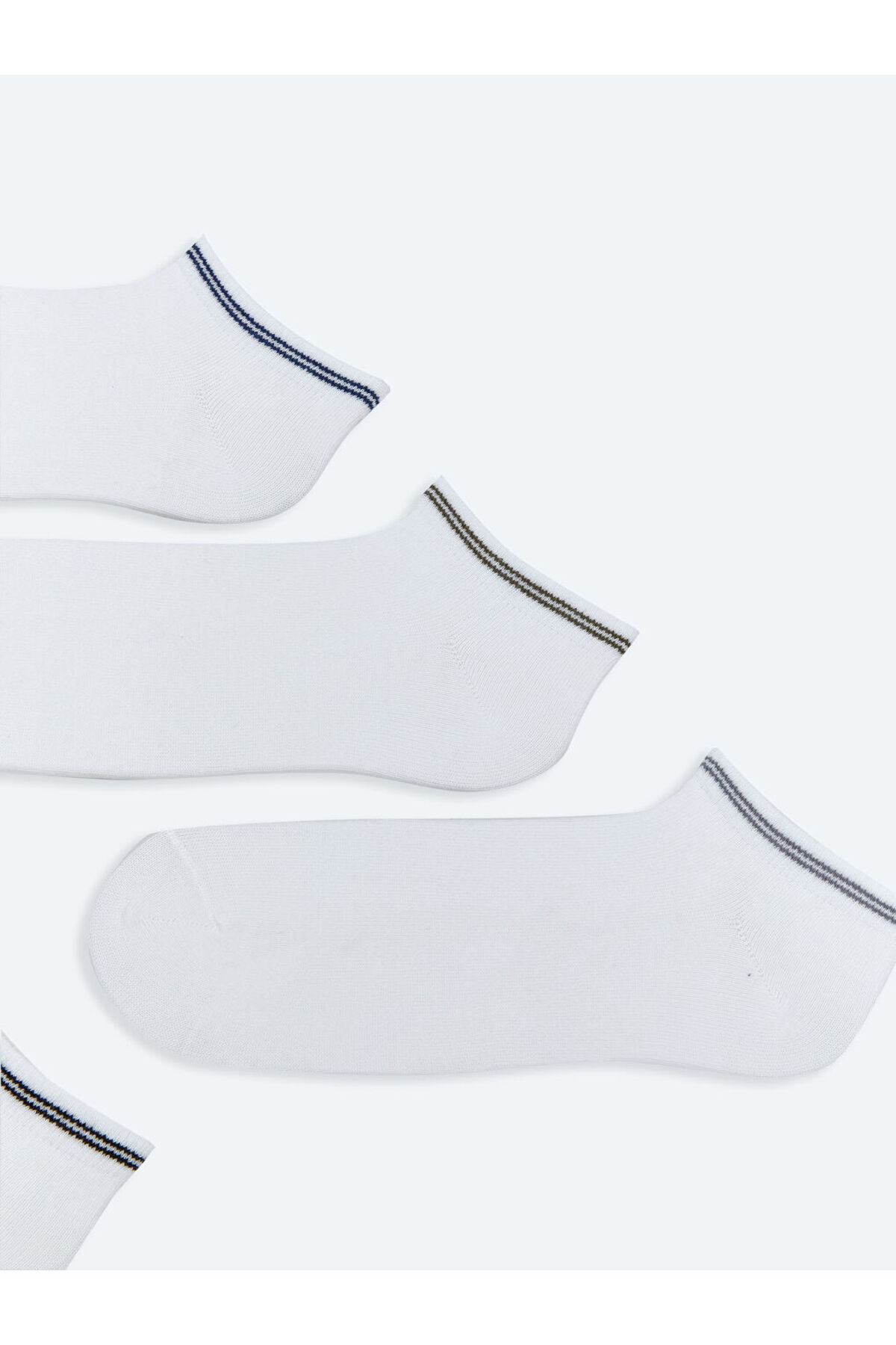 LC Waikiki-Create Your Style from Uzg Store |   Plain Men's Booties Socks 5-Pack 2