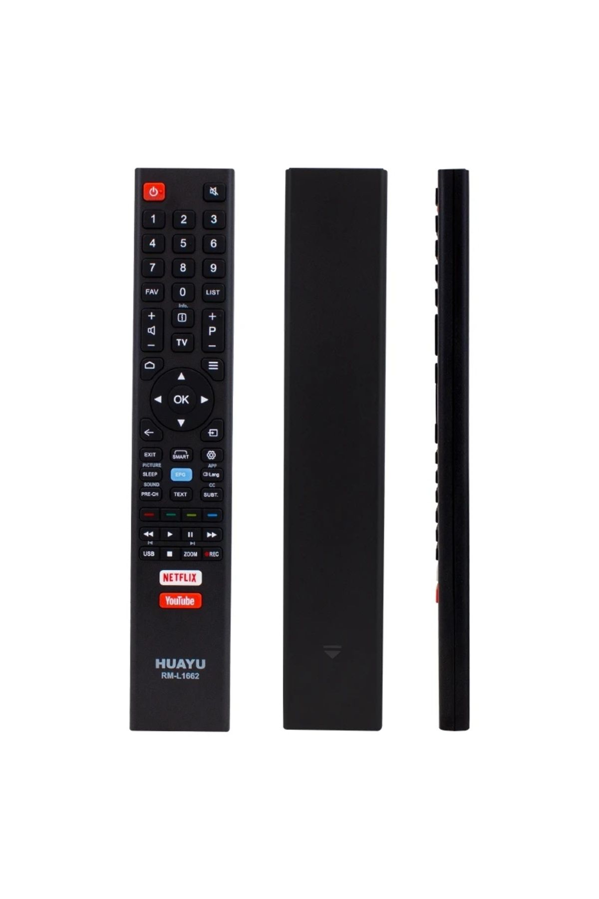 BIGBOYCL Huayu Rm-L1662 Netflıx-Youtube Tuşlu Lcd-Led Tv Unıversal Kumanda