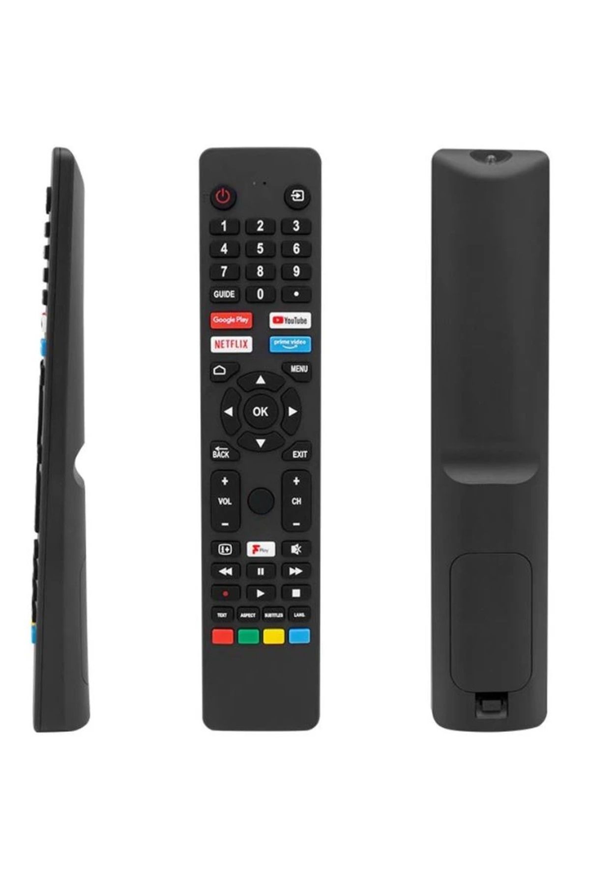 BIGBOYCL Ses Komutsuz Jvc Rm-C3250 Netflıx-Prıme Vıdeo-Google Play-Youtube Tuşlu Lcd Led Tv Kumanda