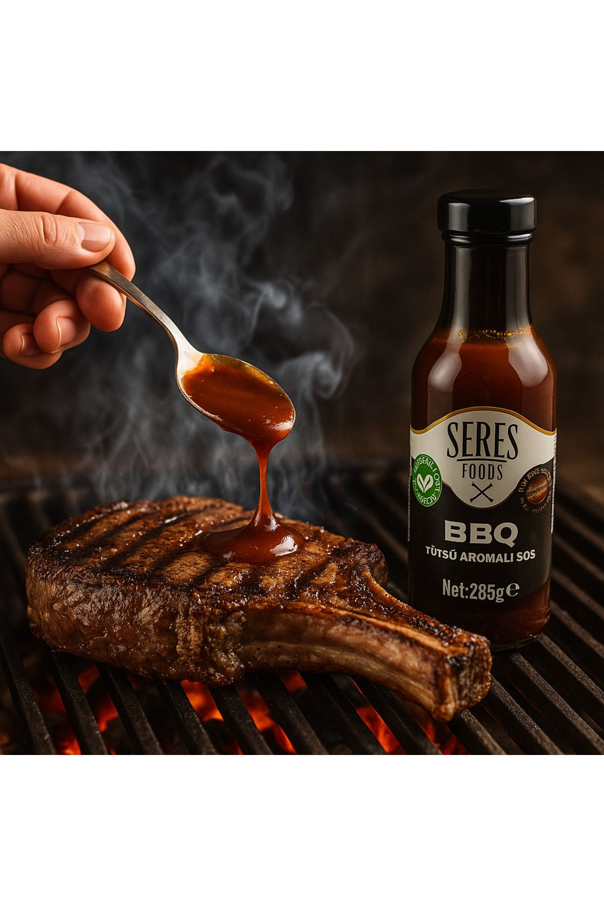 SERES 🔥 Barbekü Tadının En Yoğun Hali: 285 gr BBQ Tütsü Aromalı Sos
