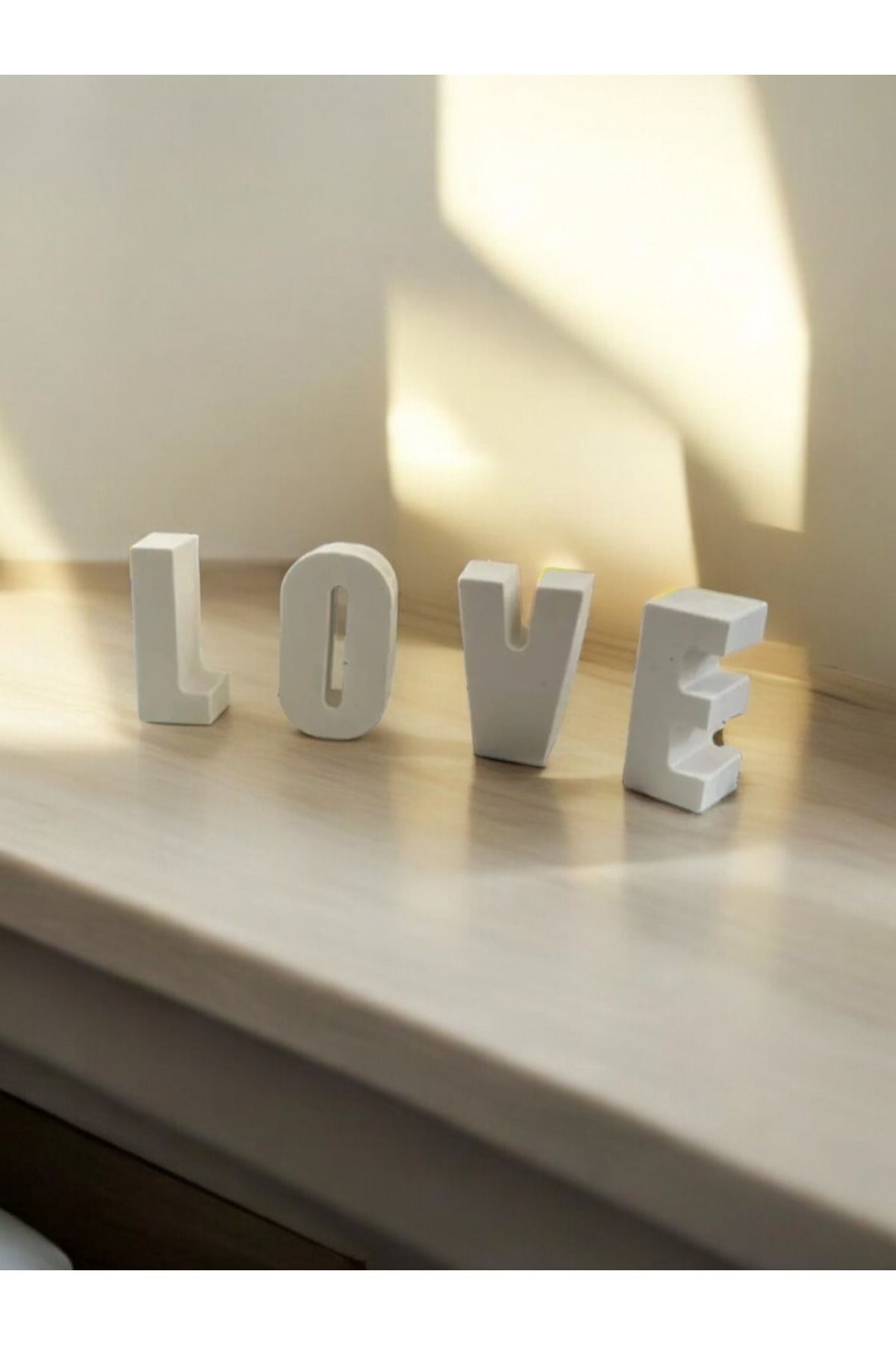 SerenityHaven Love Yazılı Dekoratif Harfler,Biblo,Hediyelik,Sevgili Hediyesi