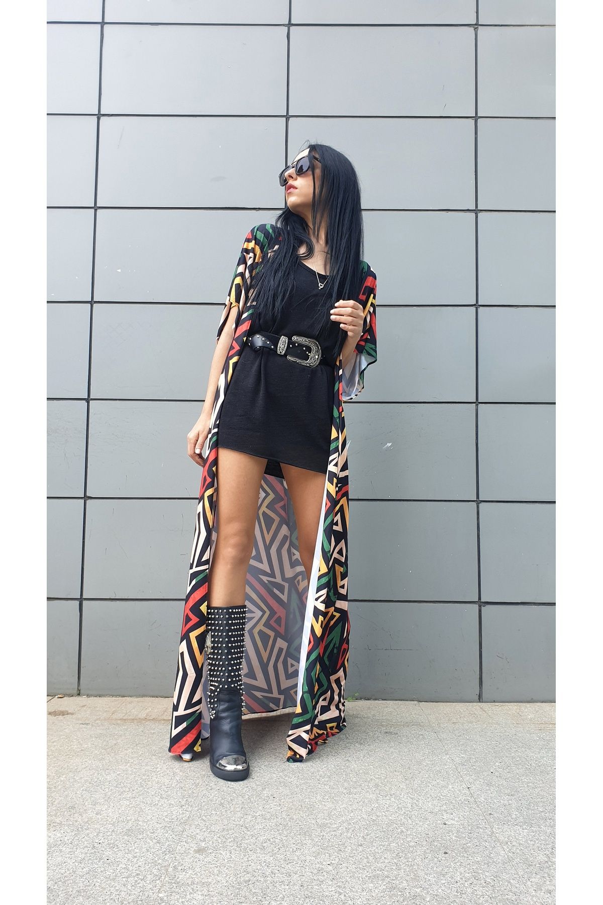 Fi designer Özel Tasarım Likralı Kimono