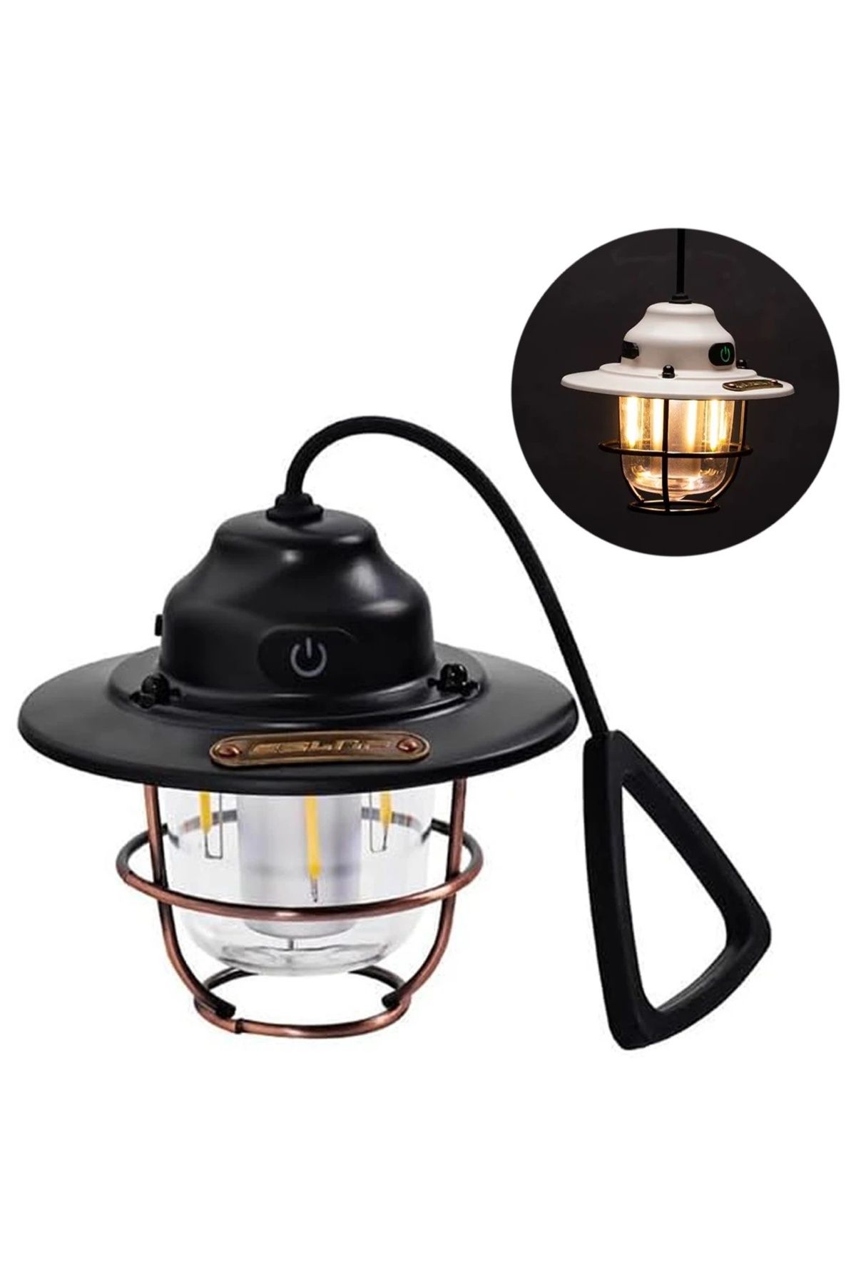 BIGBOYCL Şarjlı Kamp Lambası Filament Led Ampül (6 Farklı Aydınlatma Modu) Lk-003A