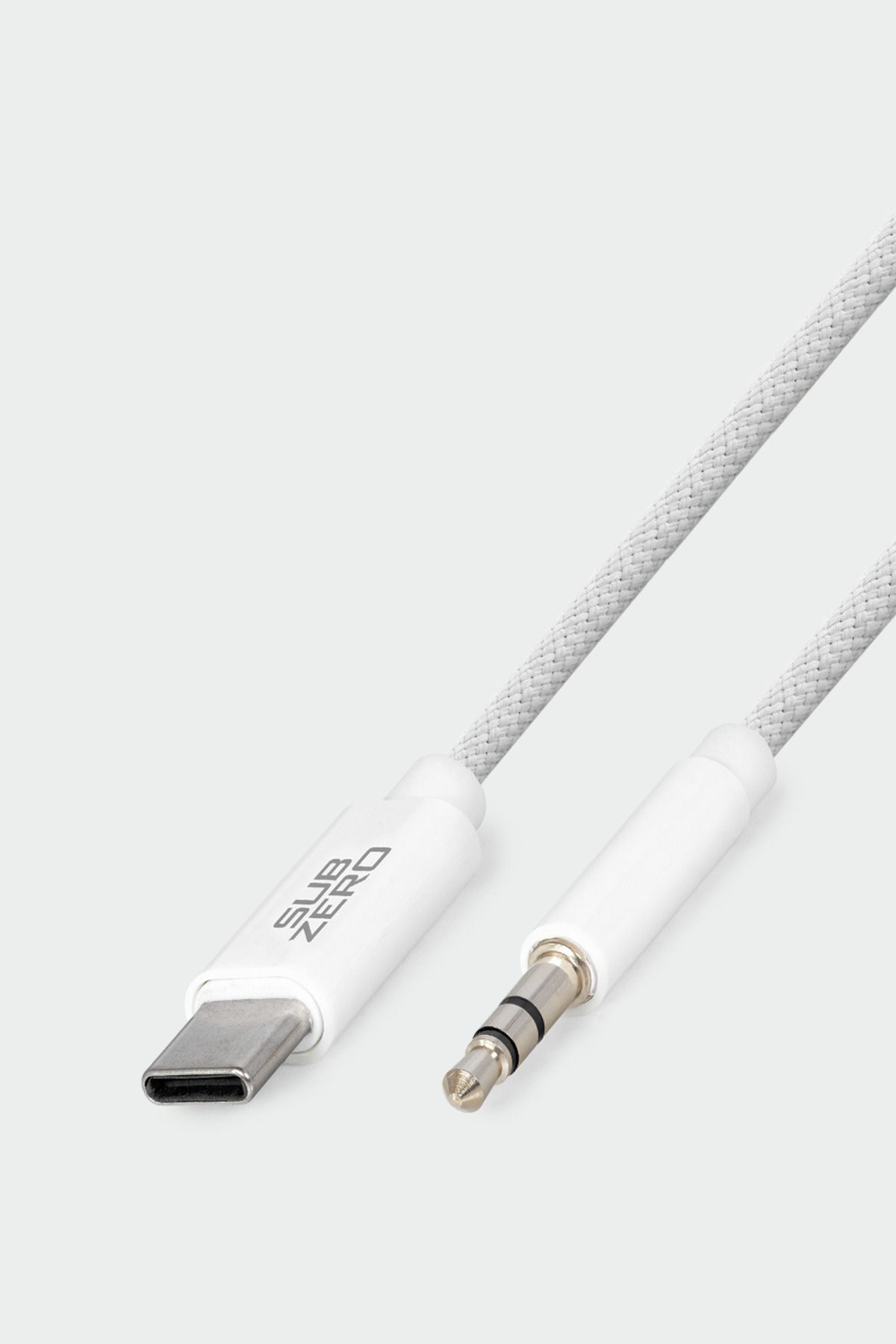 Alışveriş Express AX70 Type-C to AUX 3.5mm Dönüştürücü Örgülü Hasır Kablo 1mt
