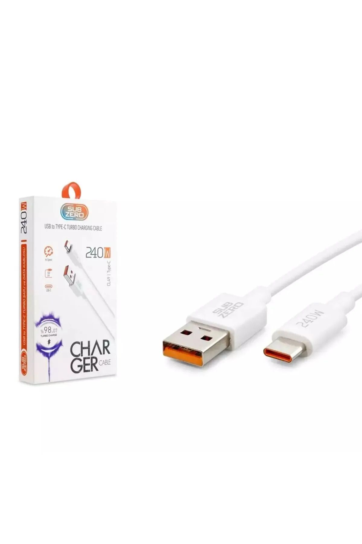 Alışveriş Express CL49 240W USB to Type-C Hızlı Şarj ve Data Kablosu 1 mt