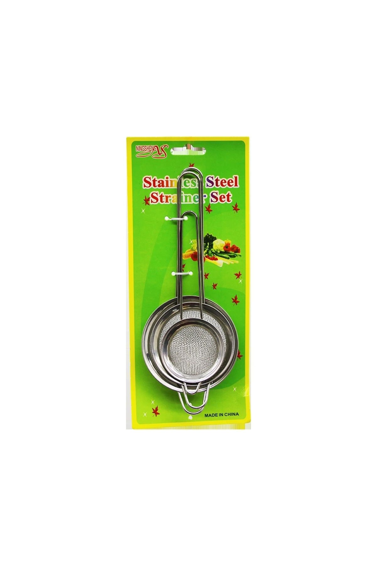 BIGBOYCL 3 Parça Çay Süzgeç Metal