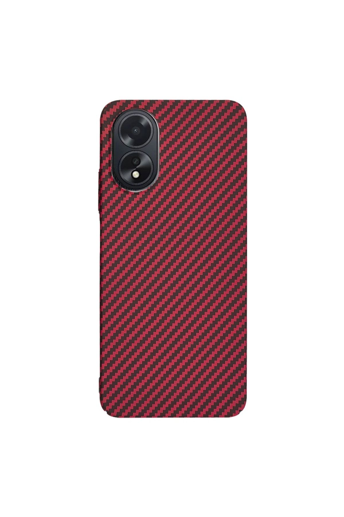 Techsuit-Case for Oppo A18 / A38 - Techsuit Carbonite FiberShell - Red 3