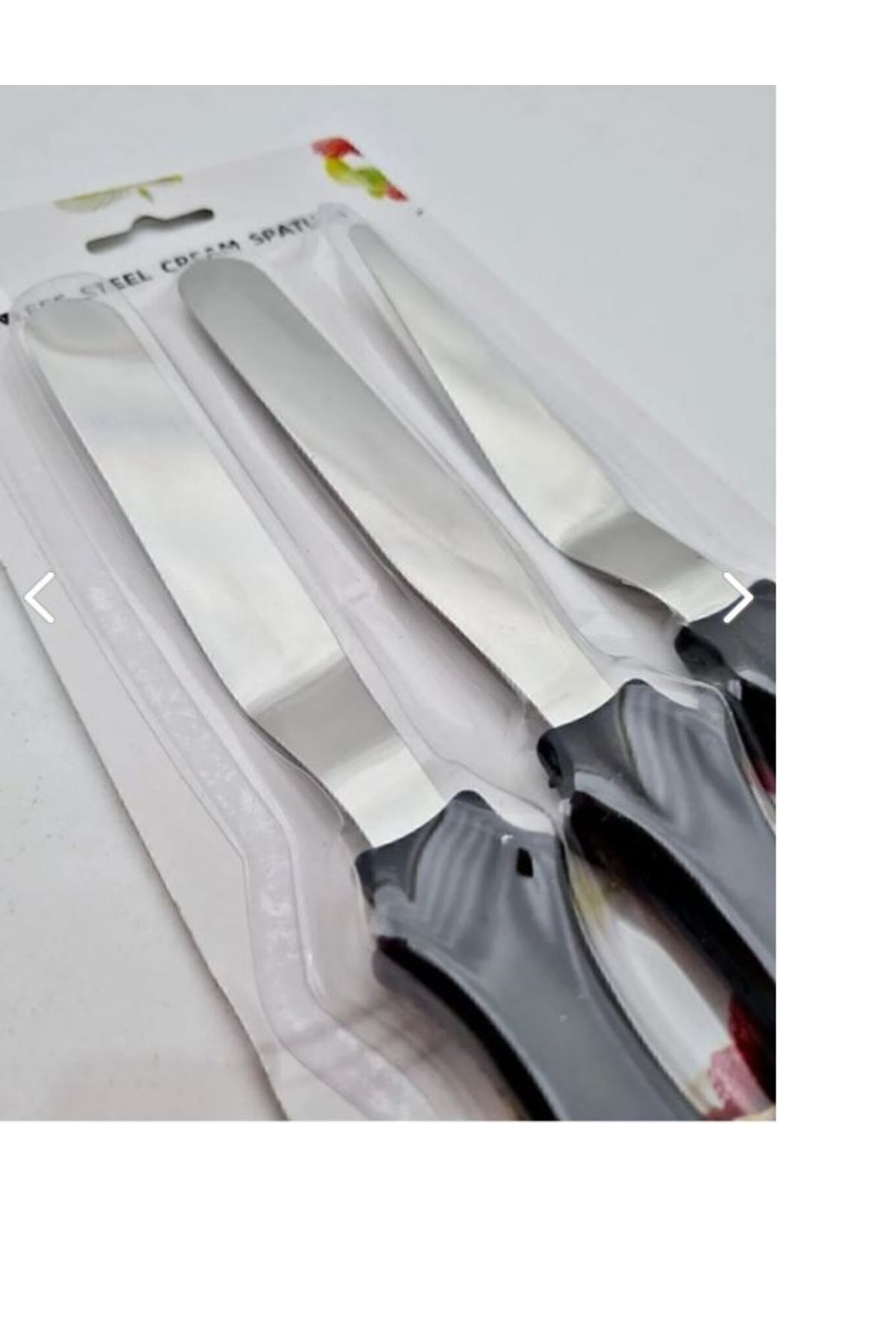 hobi market art 3lü Pasta Sıvama Bıçağı Spatula Seti