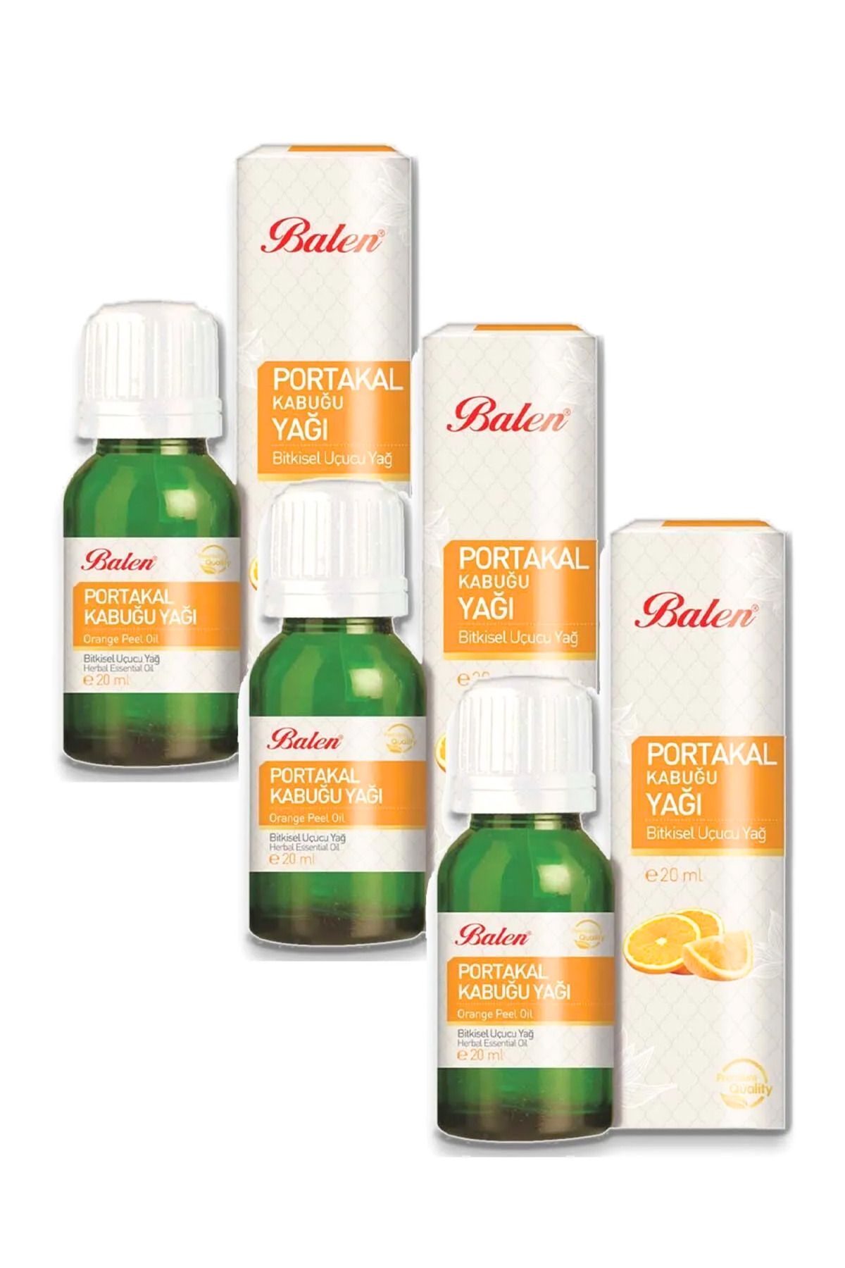 GÜLCE LOKMAN HEKİM AKTAR BALEN PORTAKAL KABUĞU YAĞI 3 X 20ML PRES