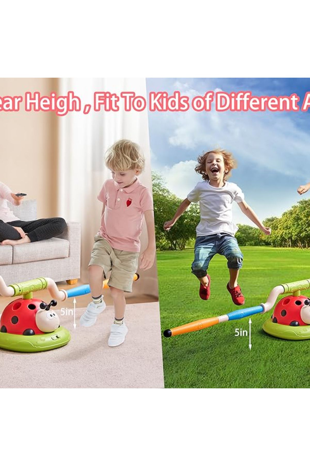 Iram-3 In 1 Rocket Launcher Toy With Musical Jump And Toss Ring Game 5
