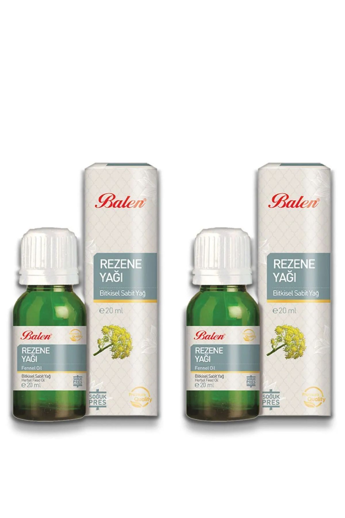 GÜLCE LOKMAN HEKİM AKTAR BALEN REZENE YAĞI 2 X 20ML SOĞUK PRES